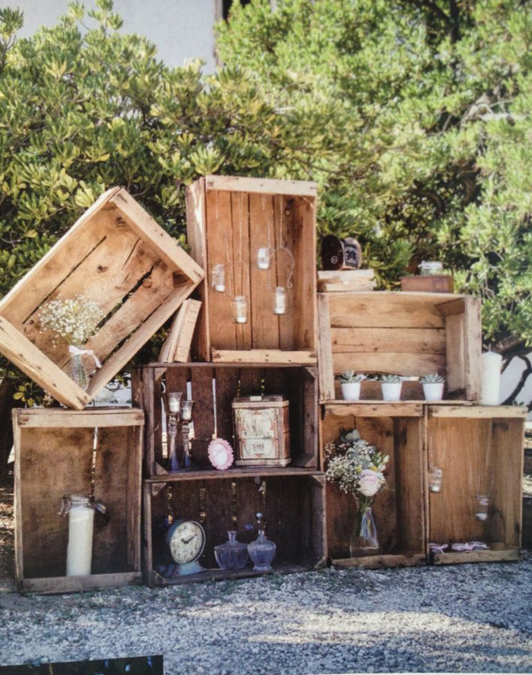 Caisse à pommes en bois 