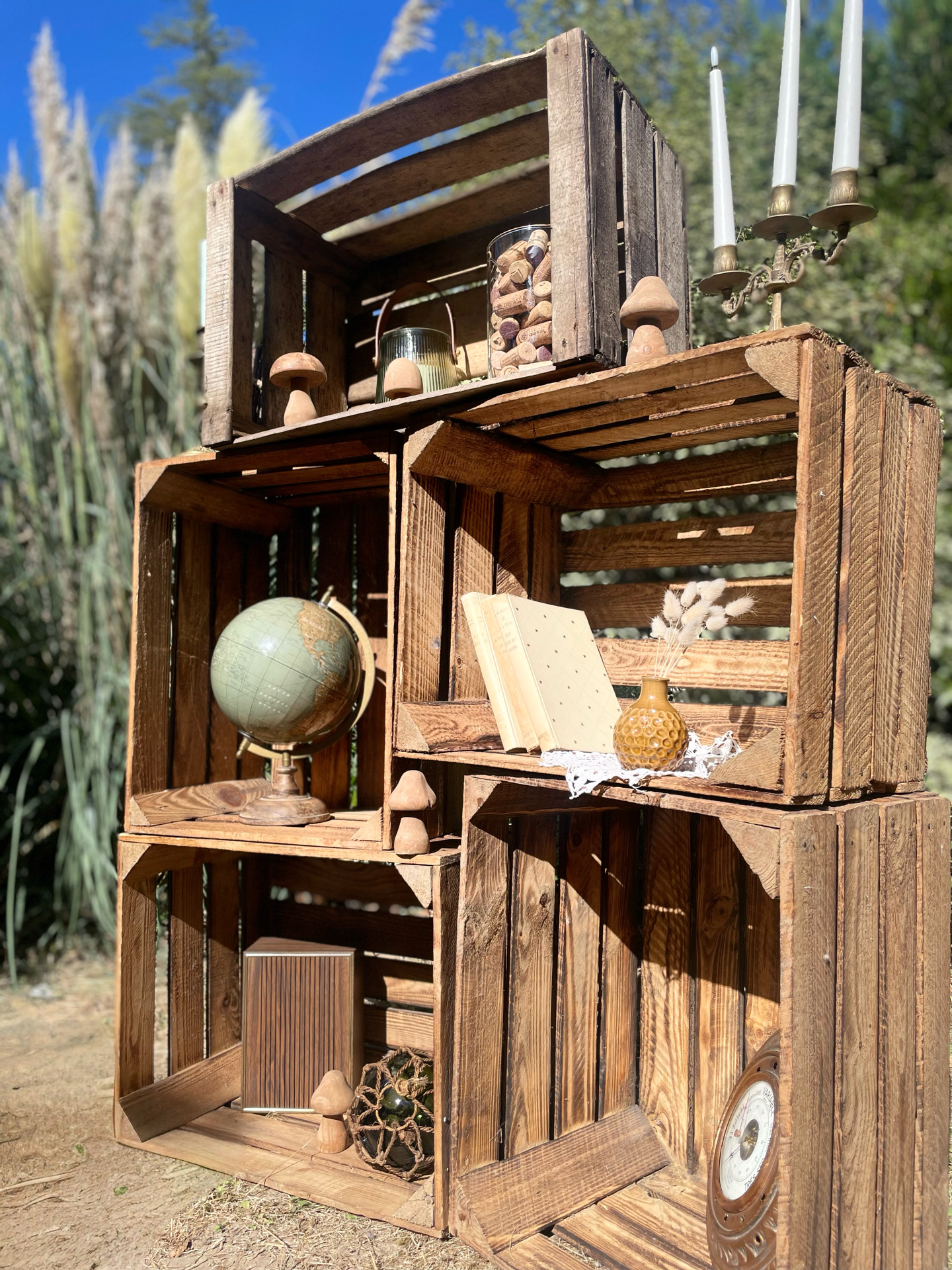 Pack caisses en bois 
