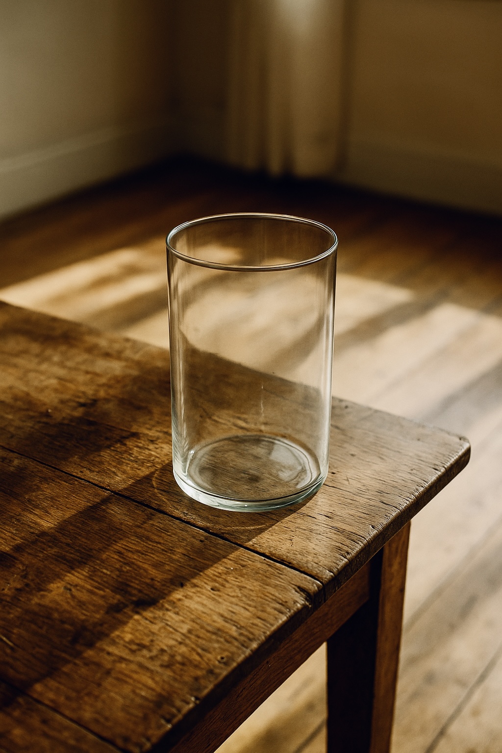 Vase ou photophore cylindrique