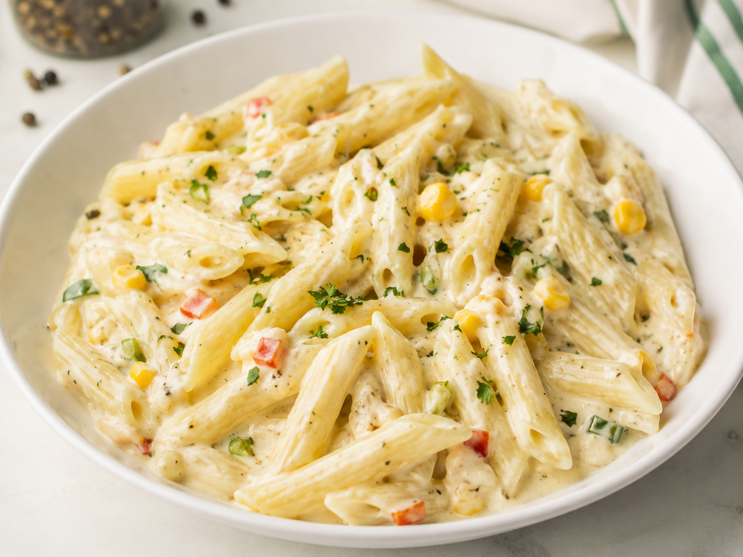 White Sauce Pasta
