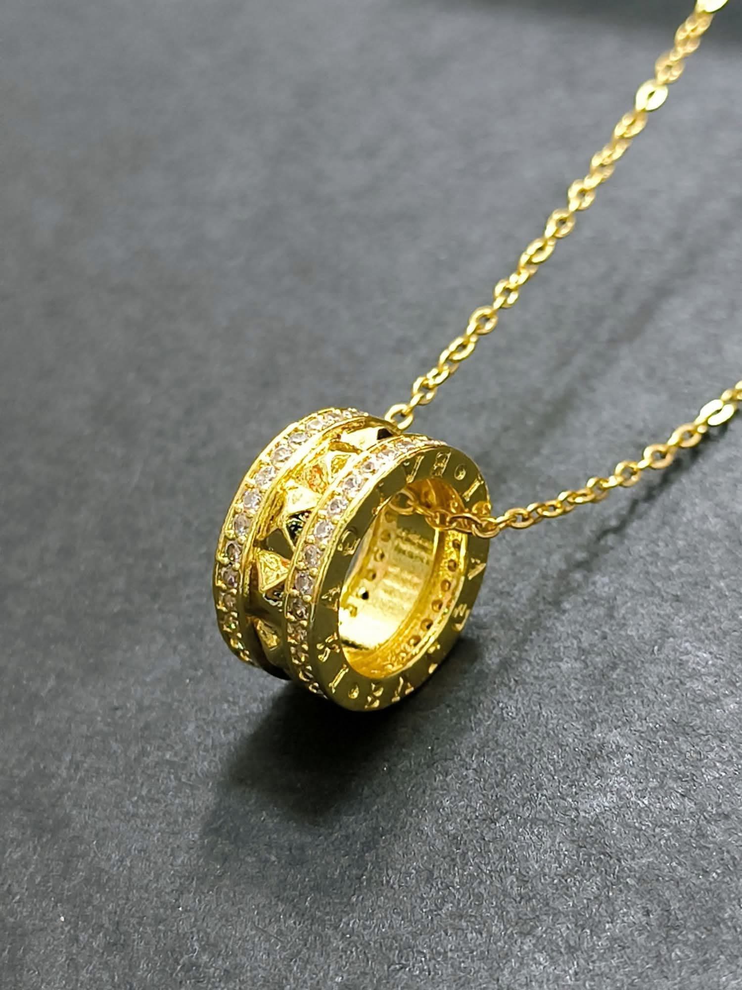 20” Barrel Necklace (Gold)