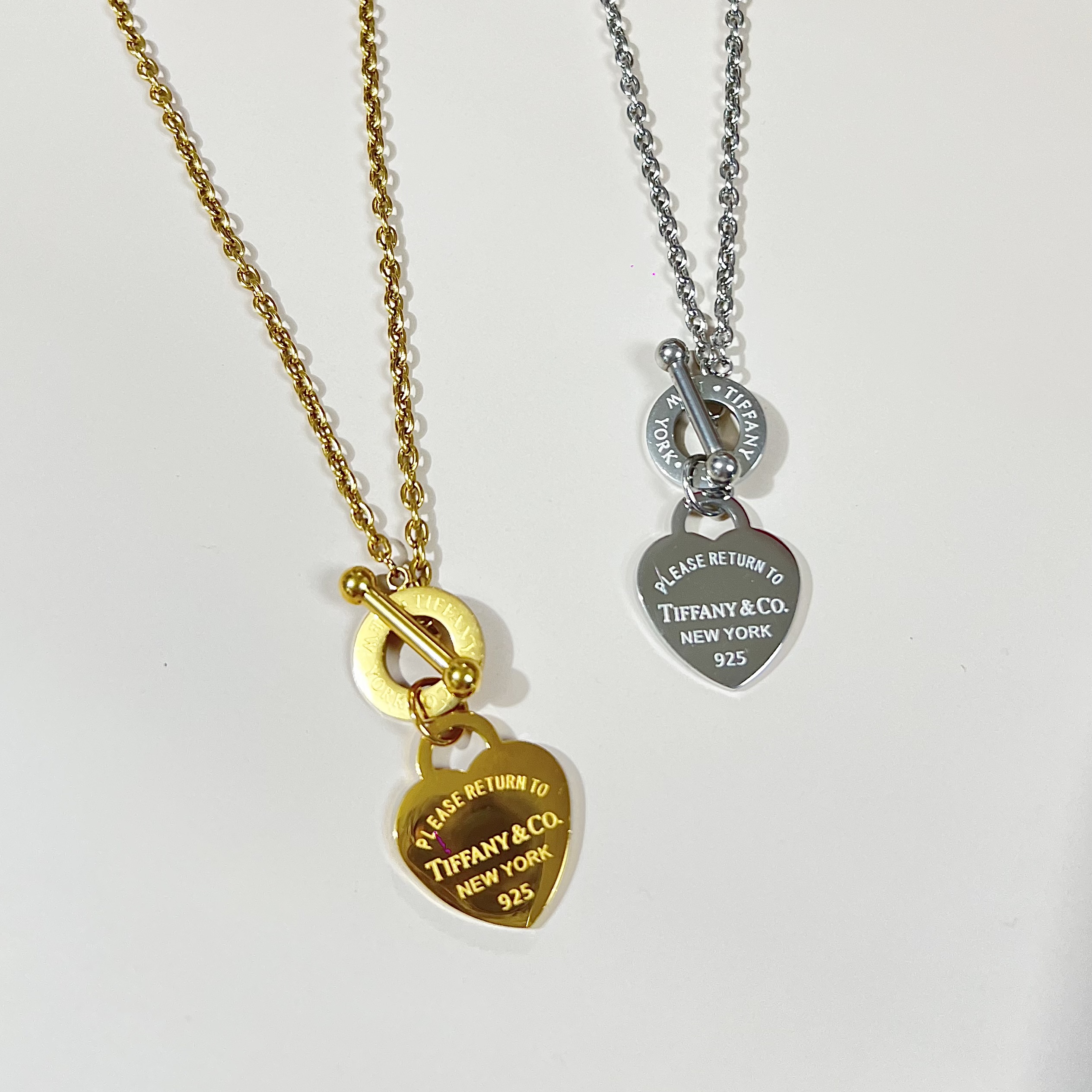 Heart T-Lock Necklace
