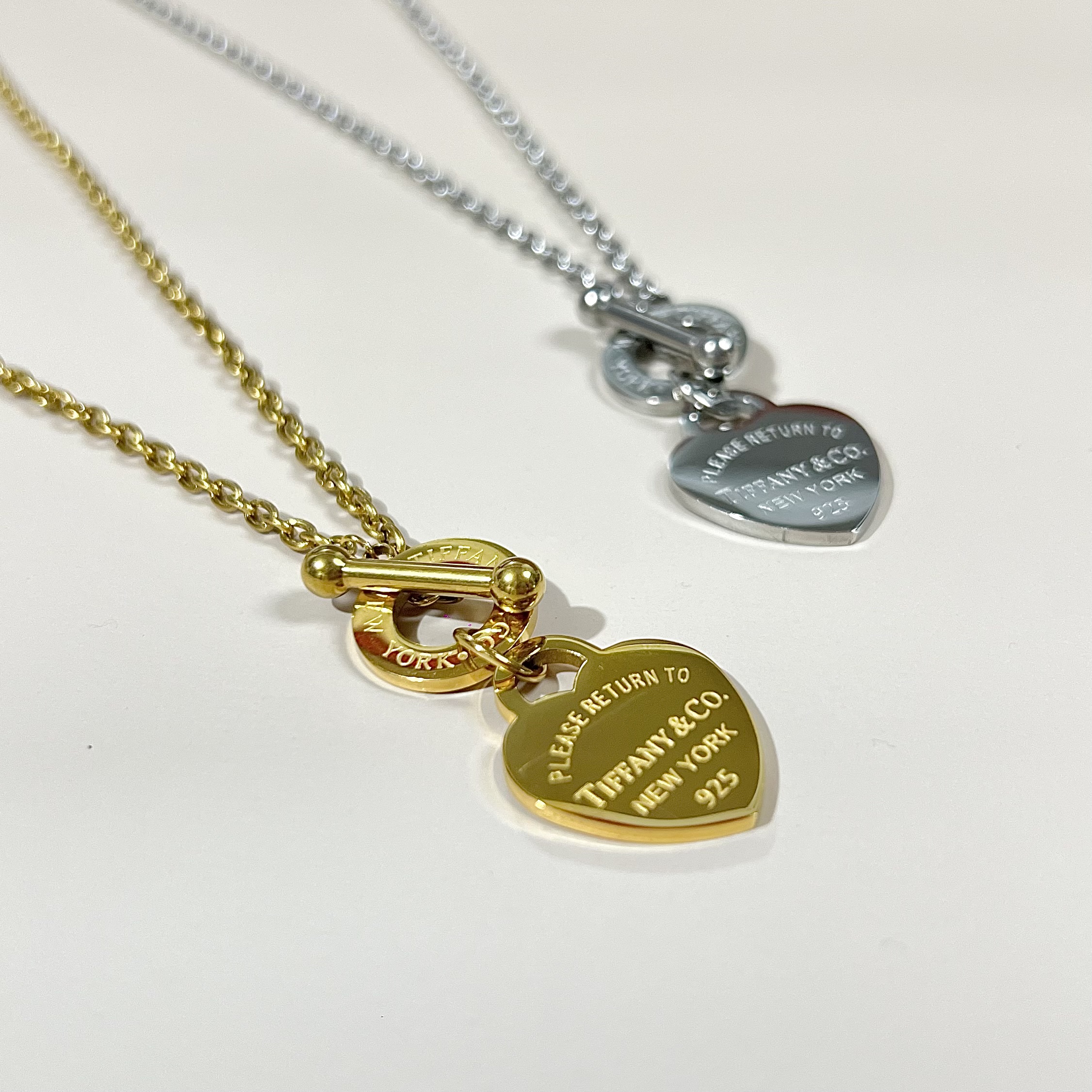 Heart T-Lock Necklace