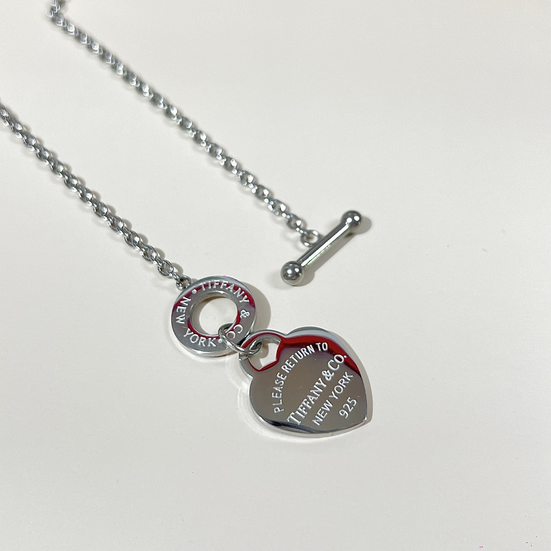 Heart T-Lock Necklace