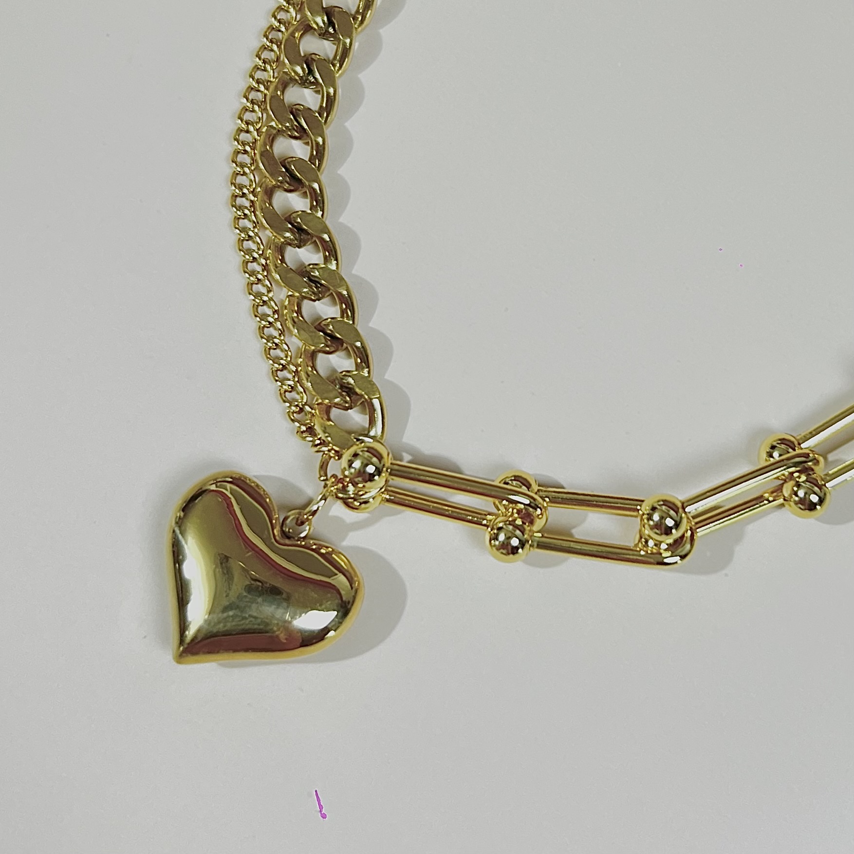 Brielle Heart Multi-chain Bracelet