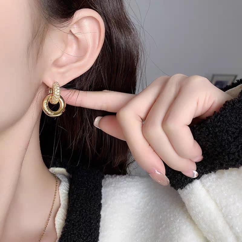 Serena Double-hoop Earrings