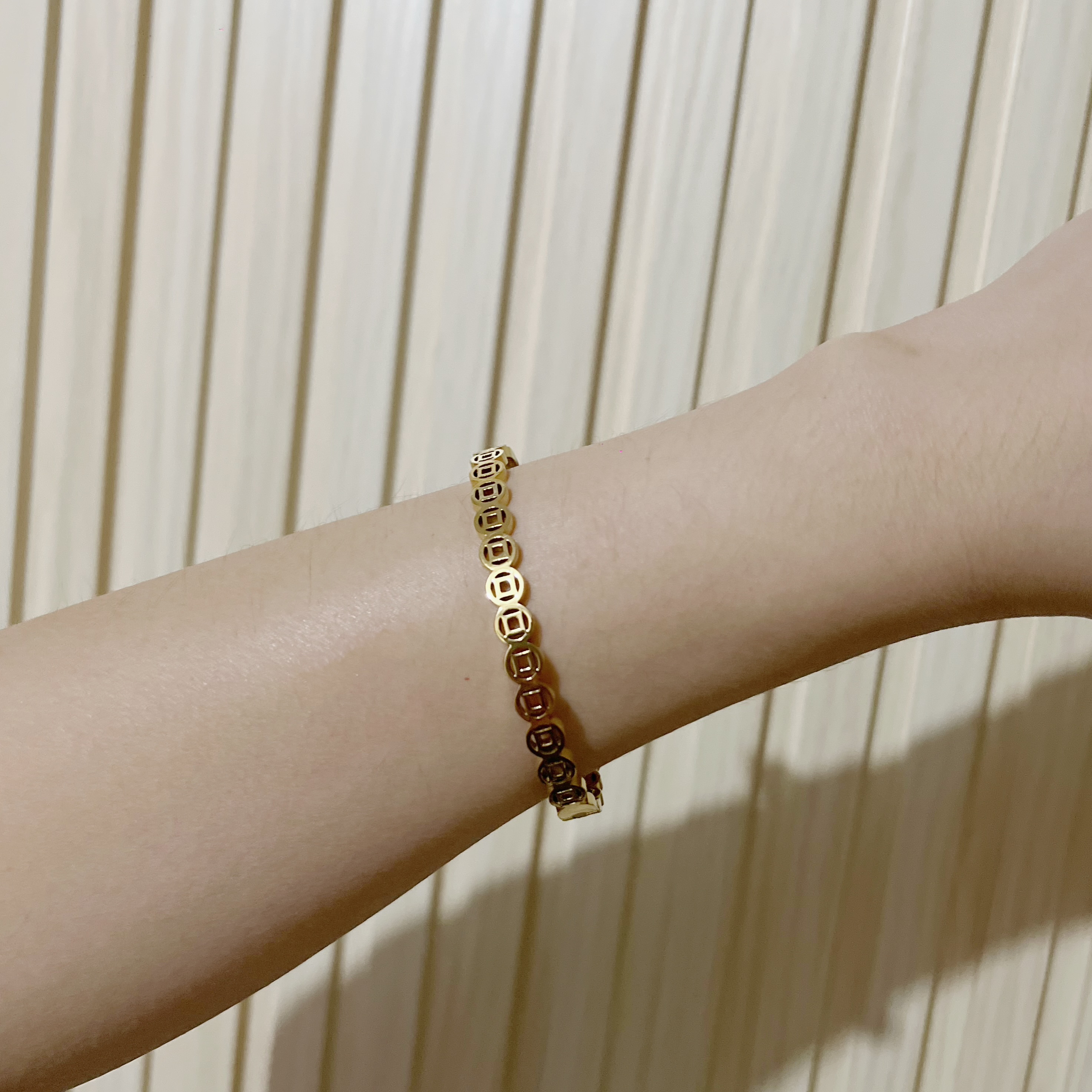 Gold Money Catcher Bangle