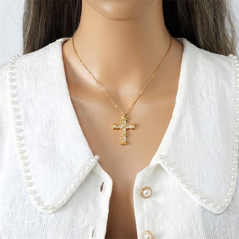 Gold Cross Necklace