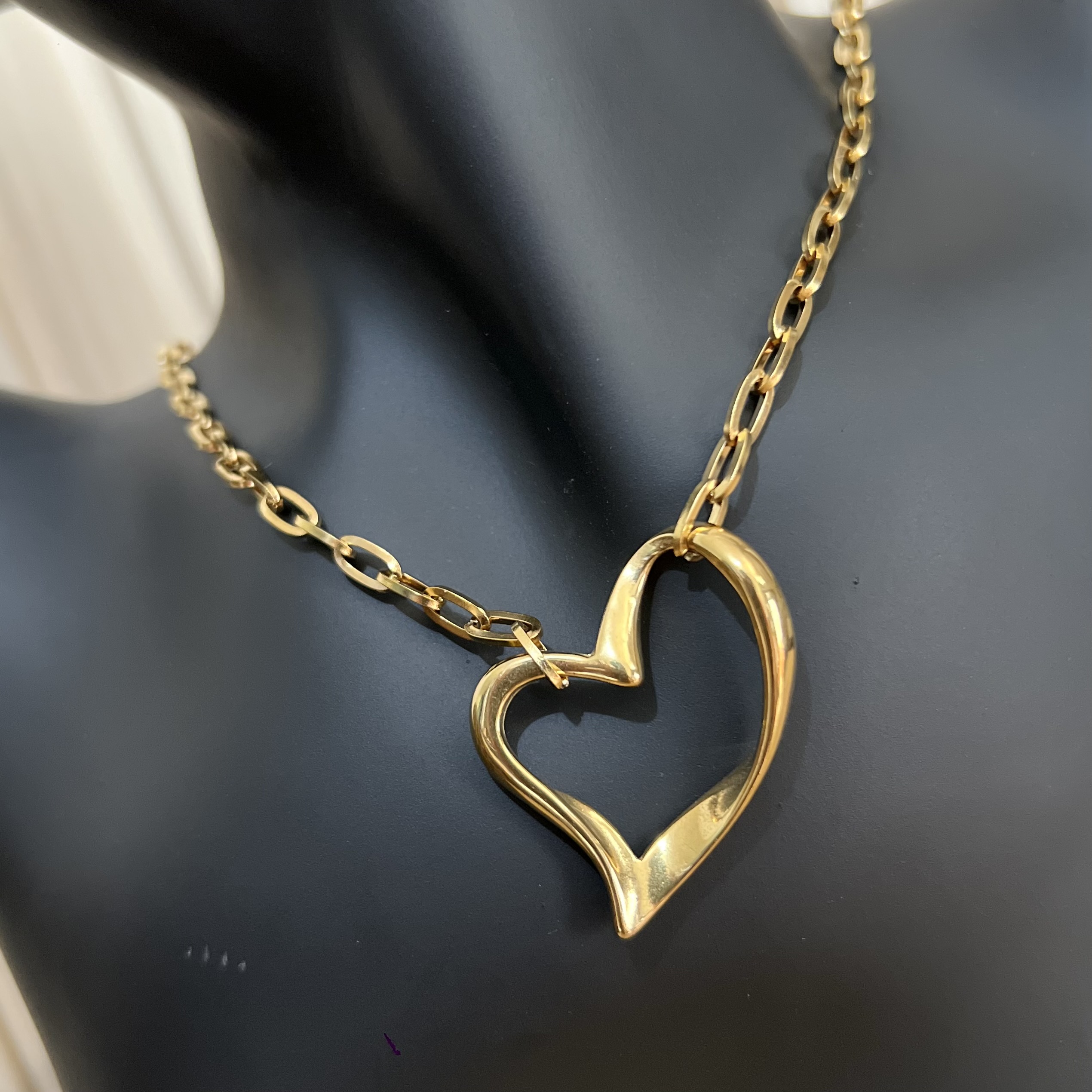 Bethany Open Heart Necklace