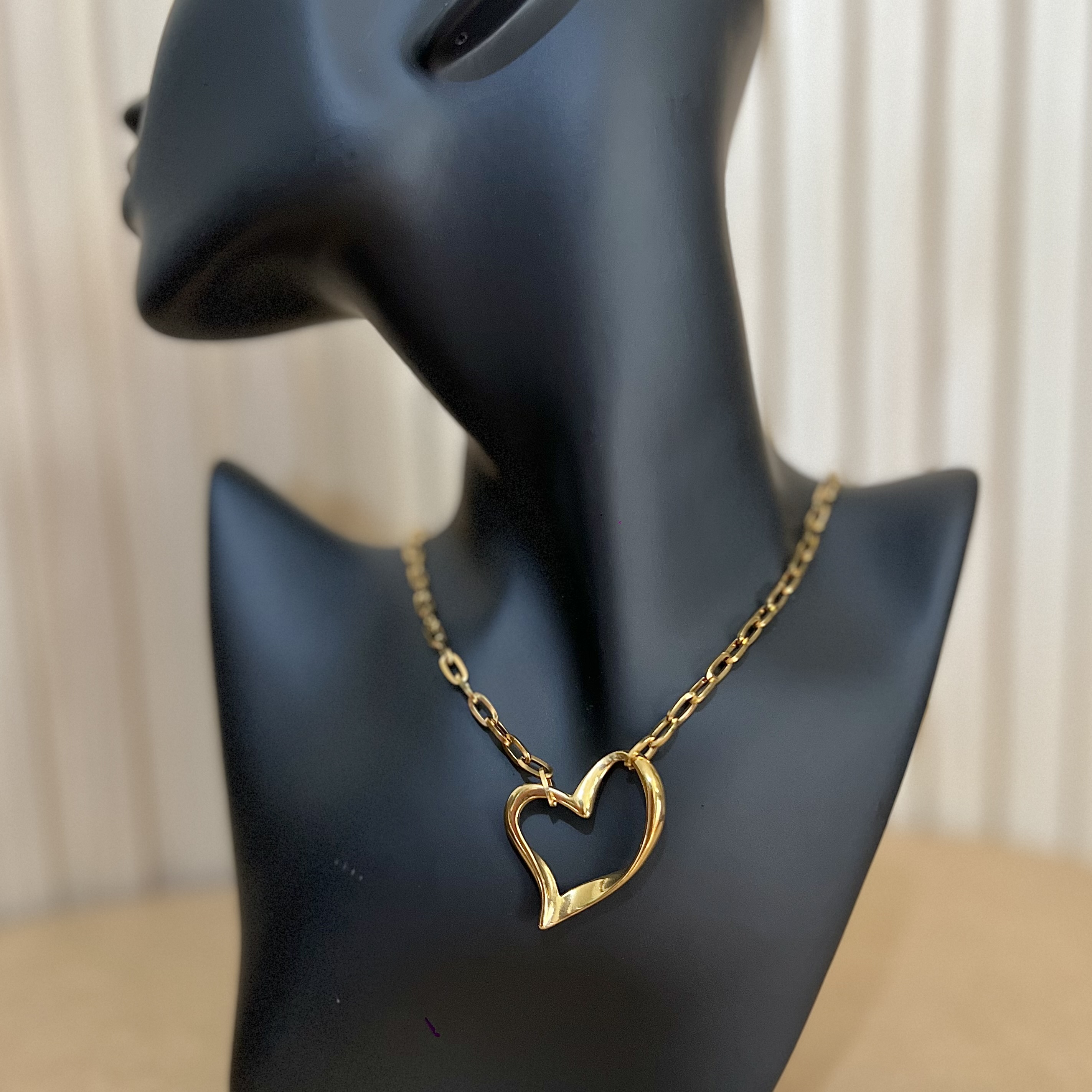 Bethany Open Heart Necklace