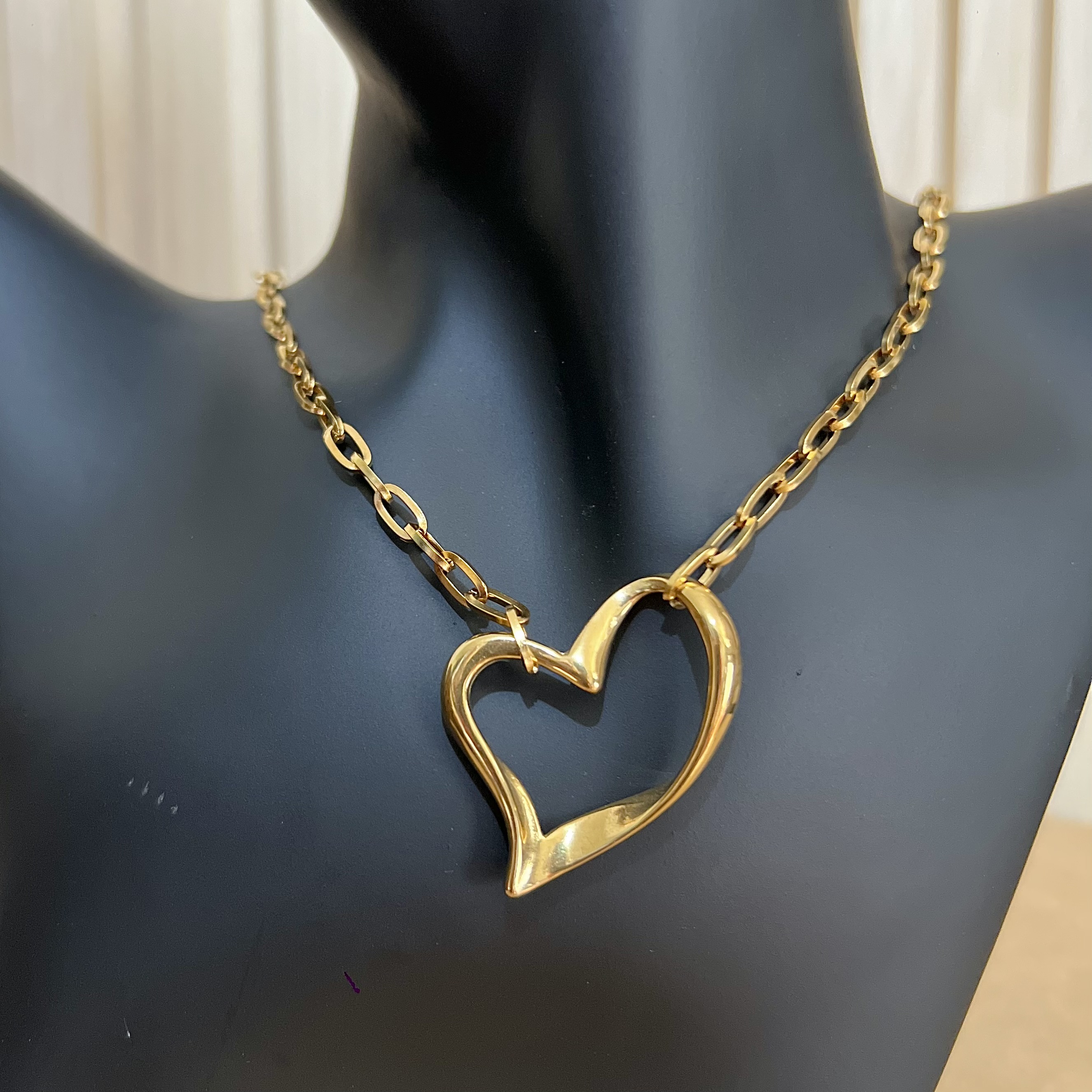 Bethany Open Heart Necklace