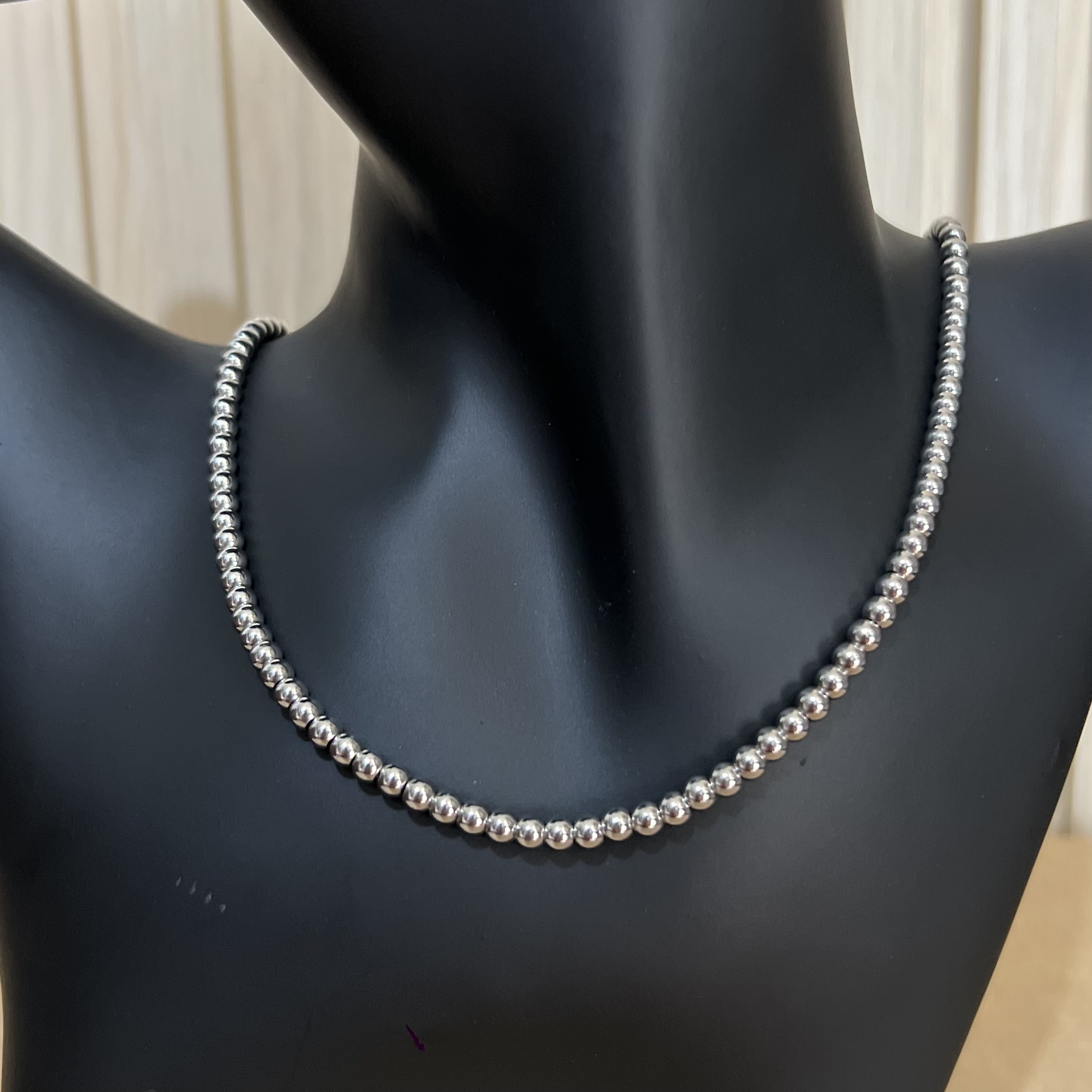 Classic Bubble Necklace (4MM)