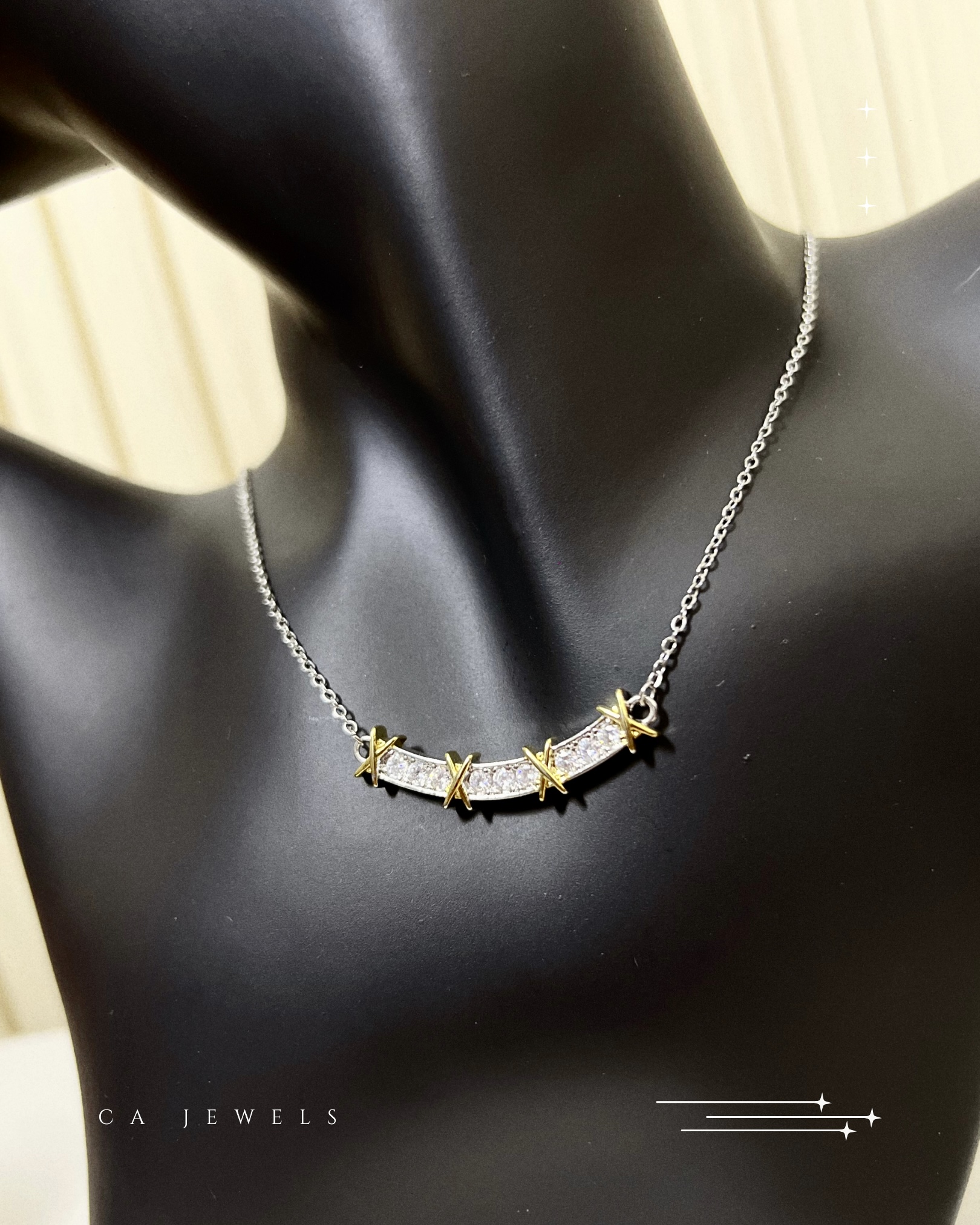 Zara Necklace (two-tone)