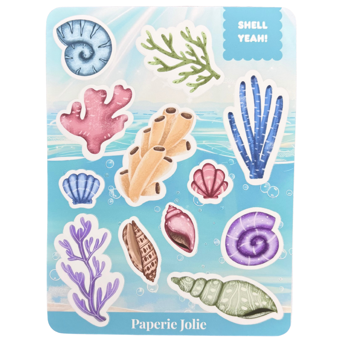 Shell Yeah! Sticker Sheet