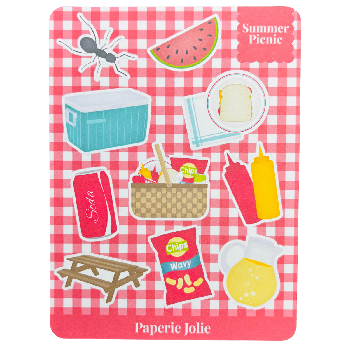 Picnic Time Sticker Sheet