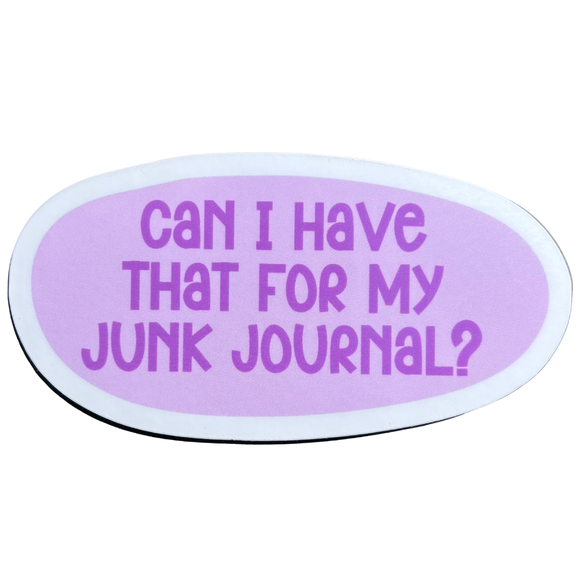 Junk Journal Sticker - Purple