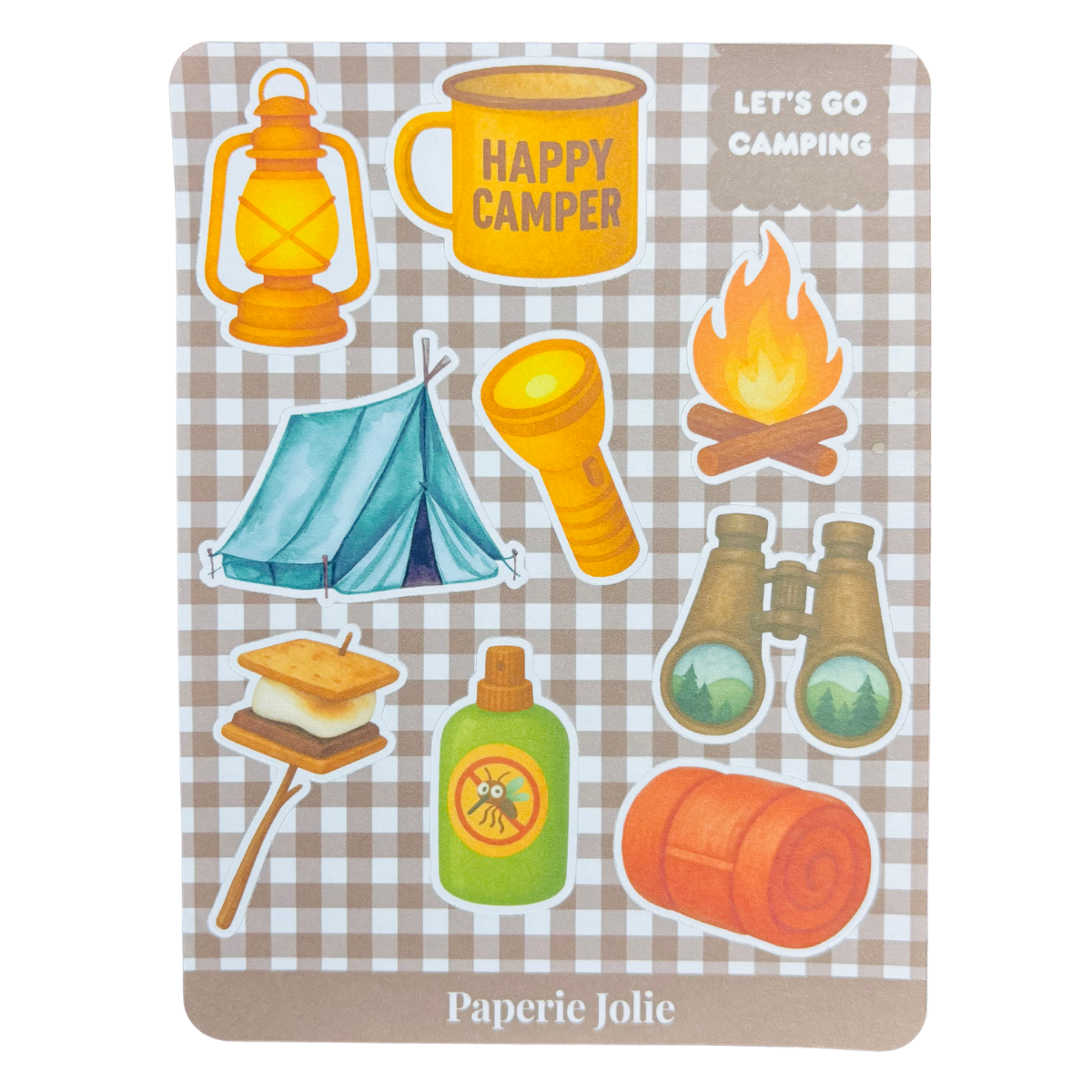 Camping Sticker Sheet