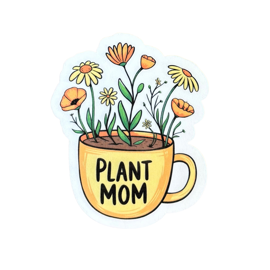 Plant Mom Sticker - Cup