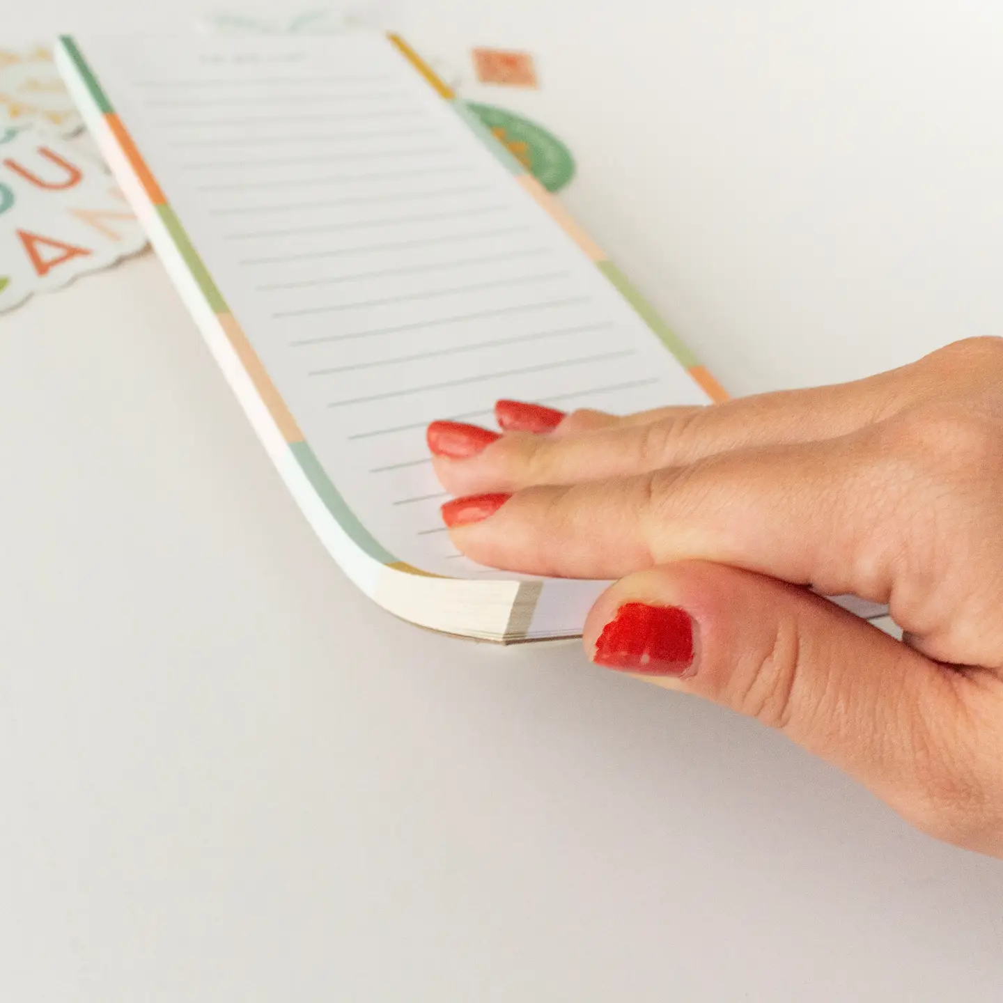 Colorblock To Do List Notepad