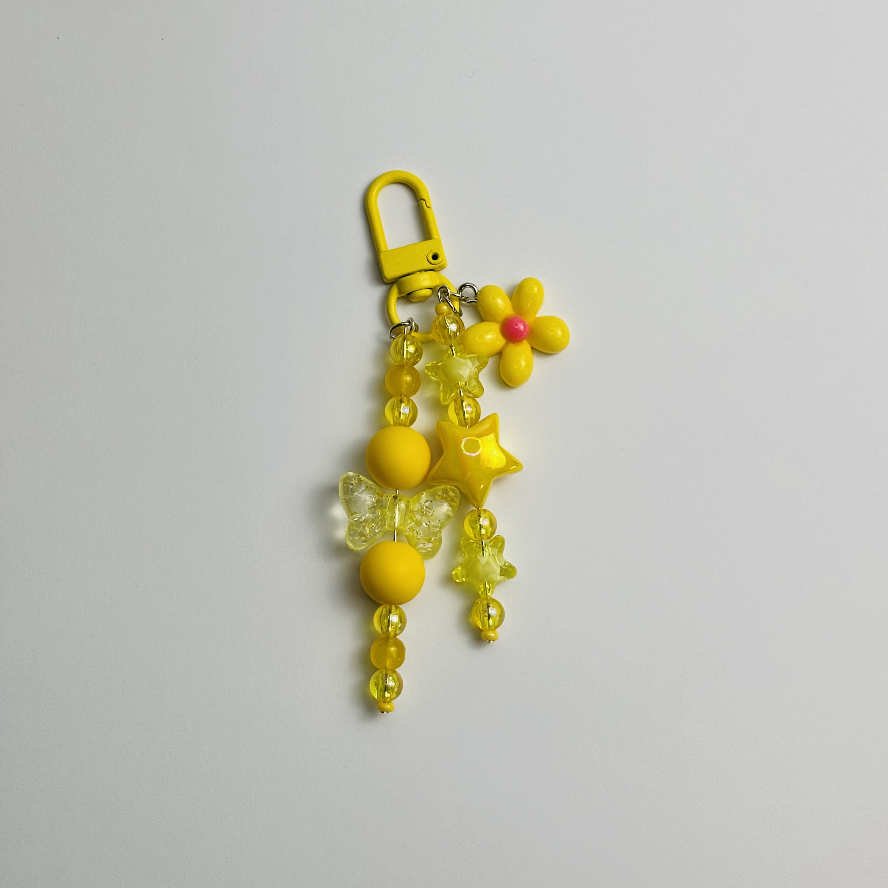 Yellow Daisy/Star/Bow Journal Charm