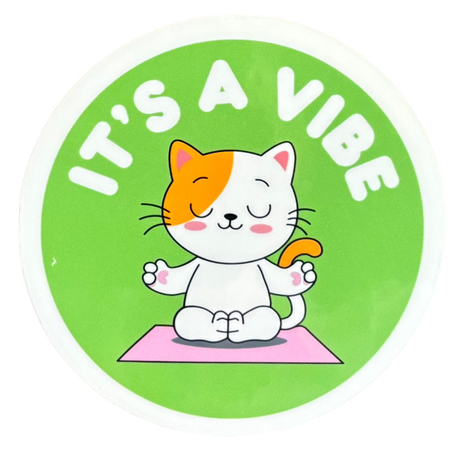 It's a Vibe Cat Sticker