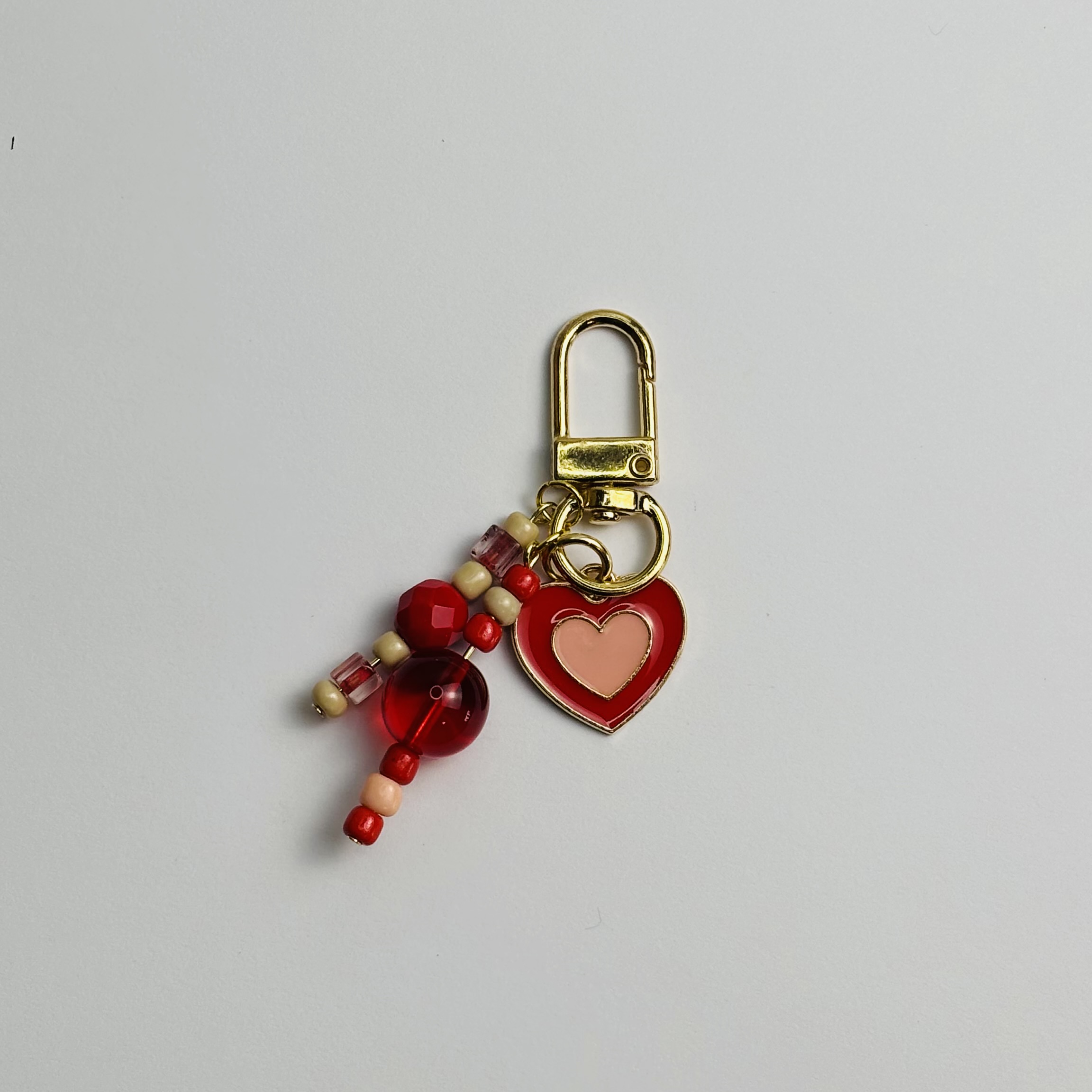 Red/Pink Heart Journal Charm