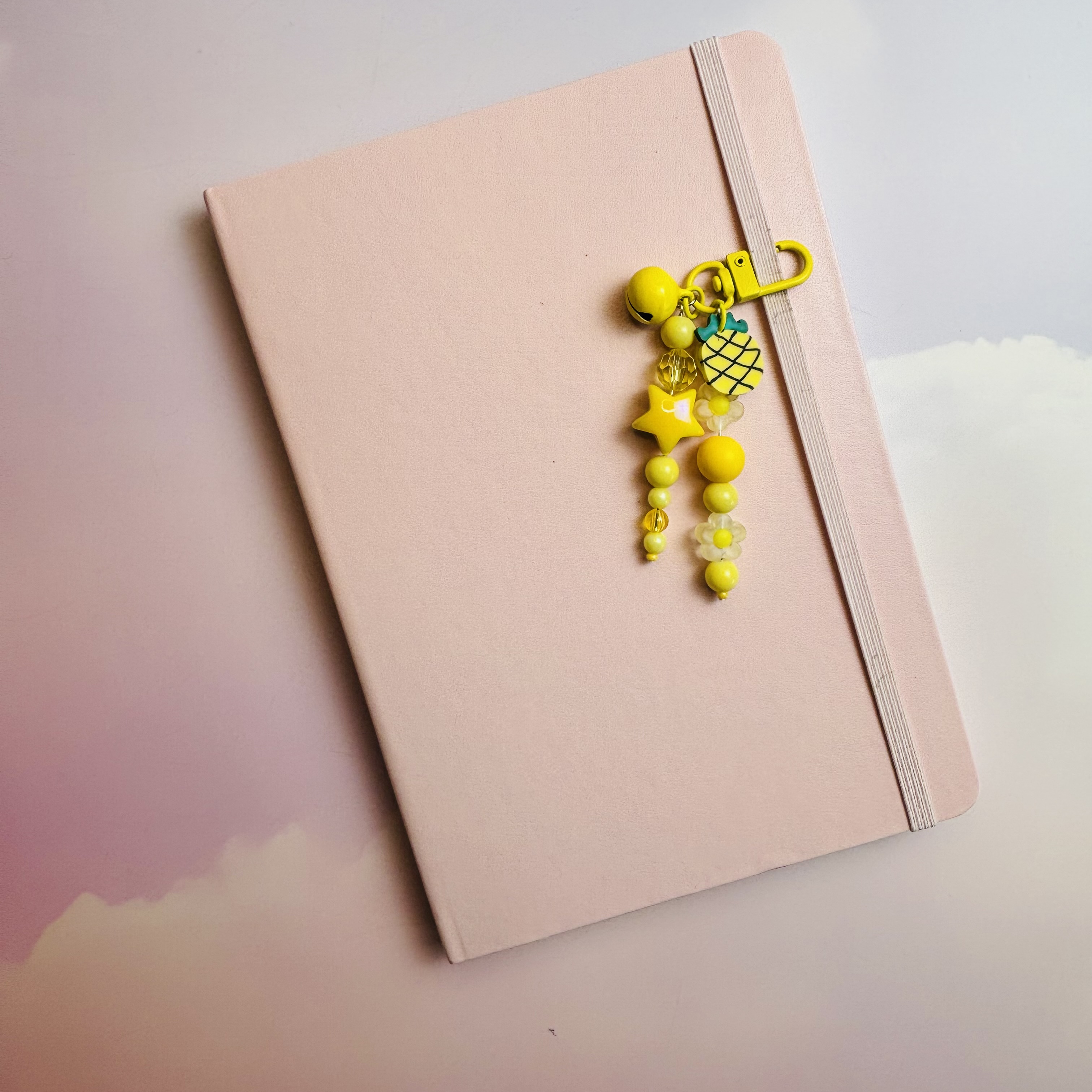 Pineapple/Daisies/Star Journal Charm