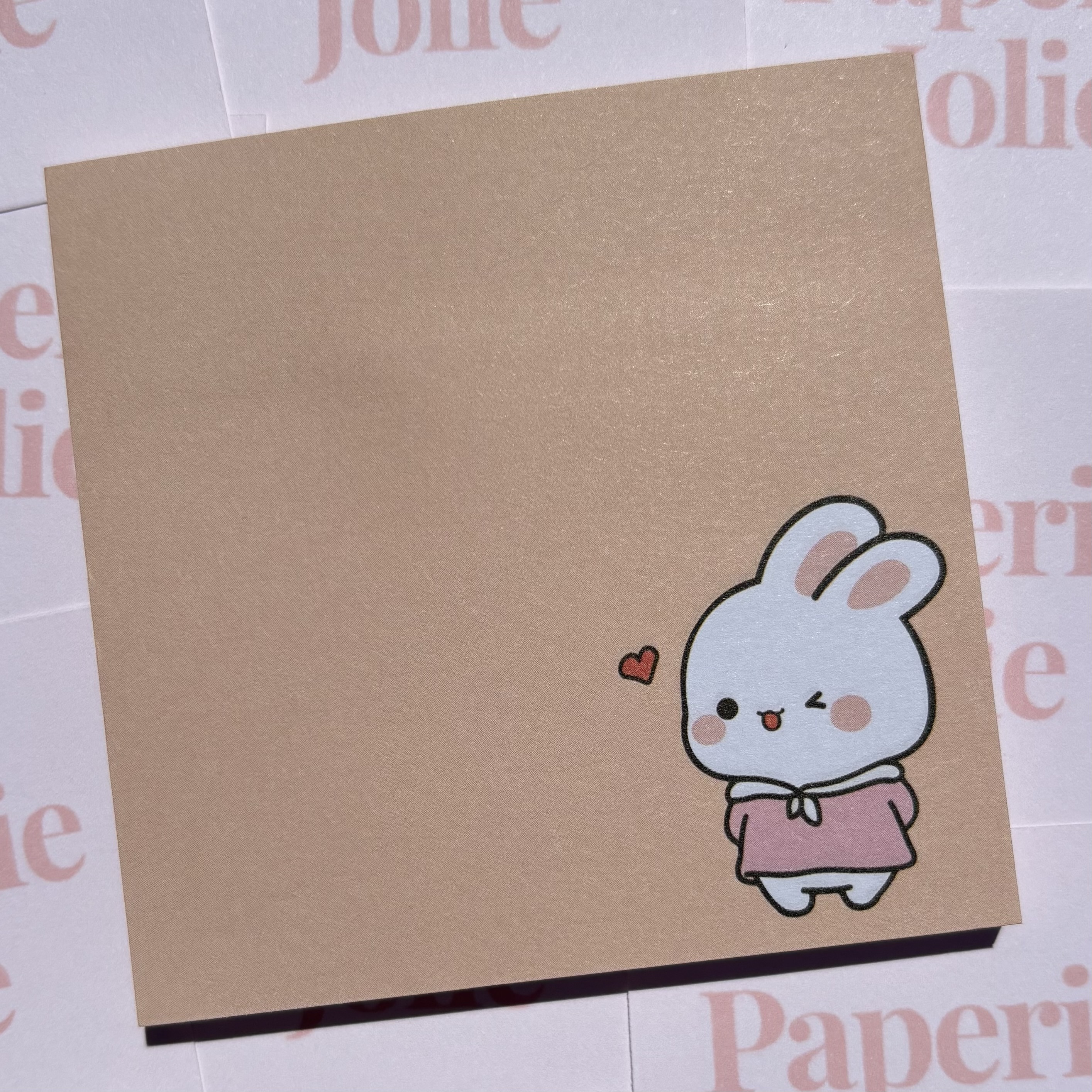 Kawaii Bunny Sticky Note Set