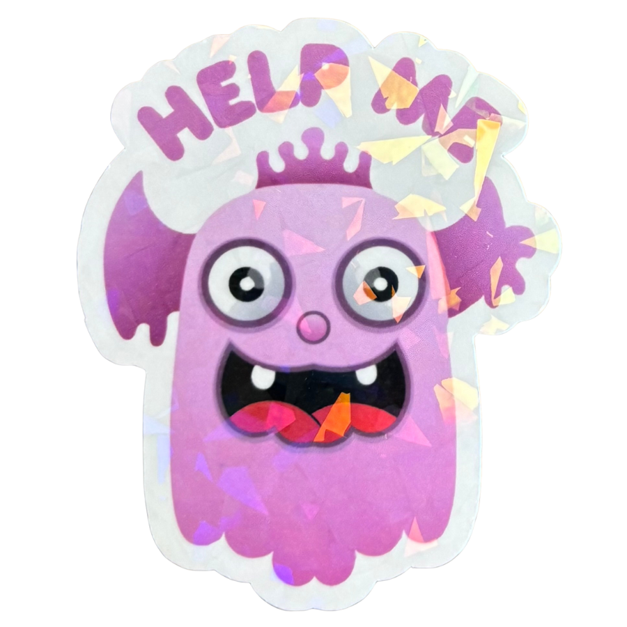 Help Me Sticker