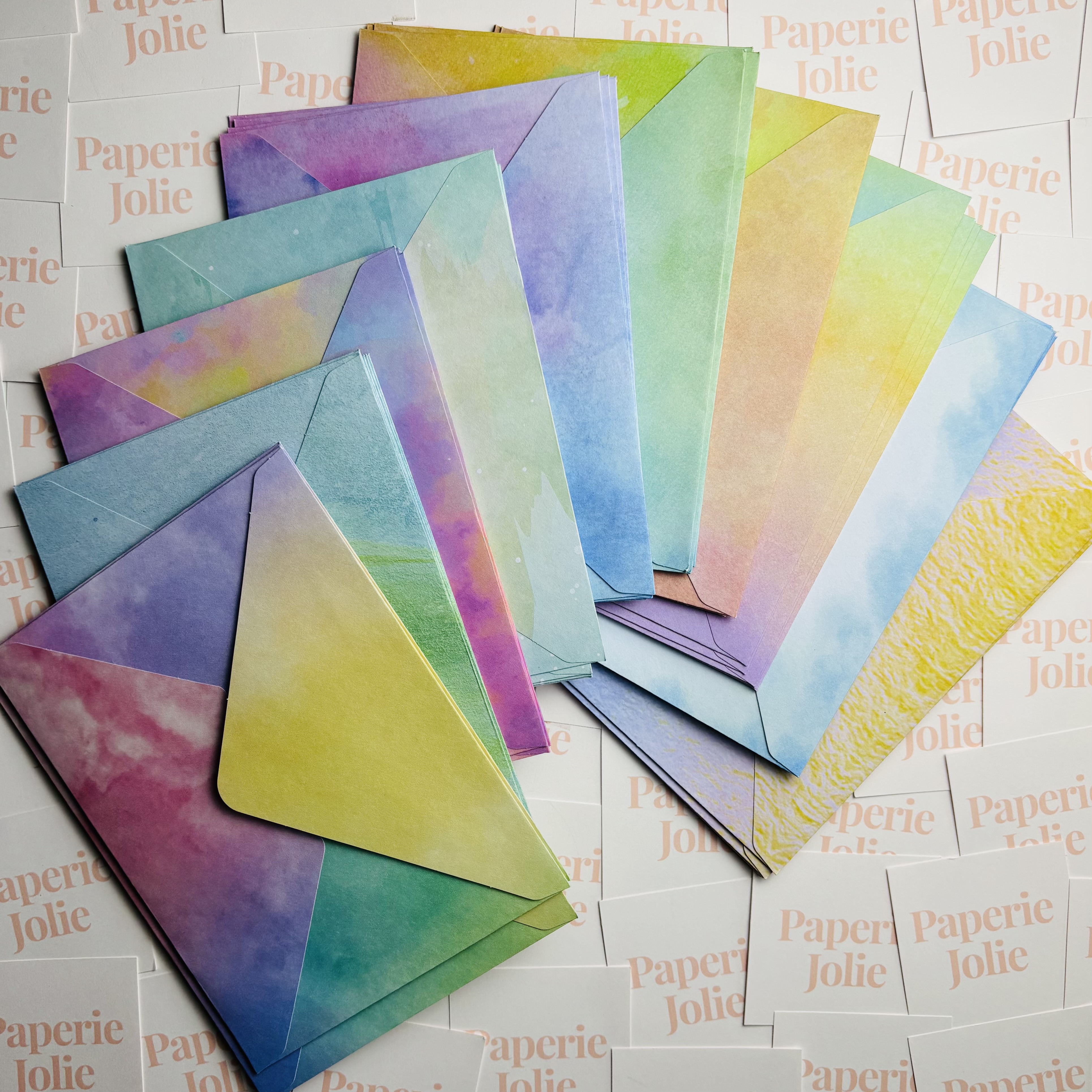 Watercolor Stationery Set