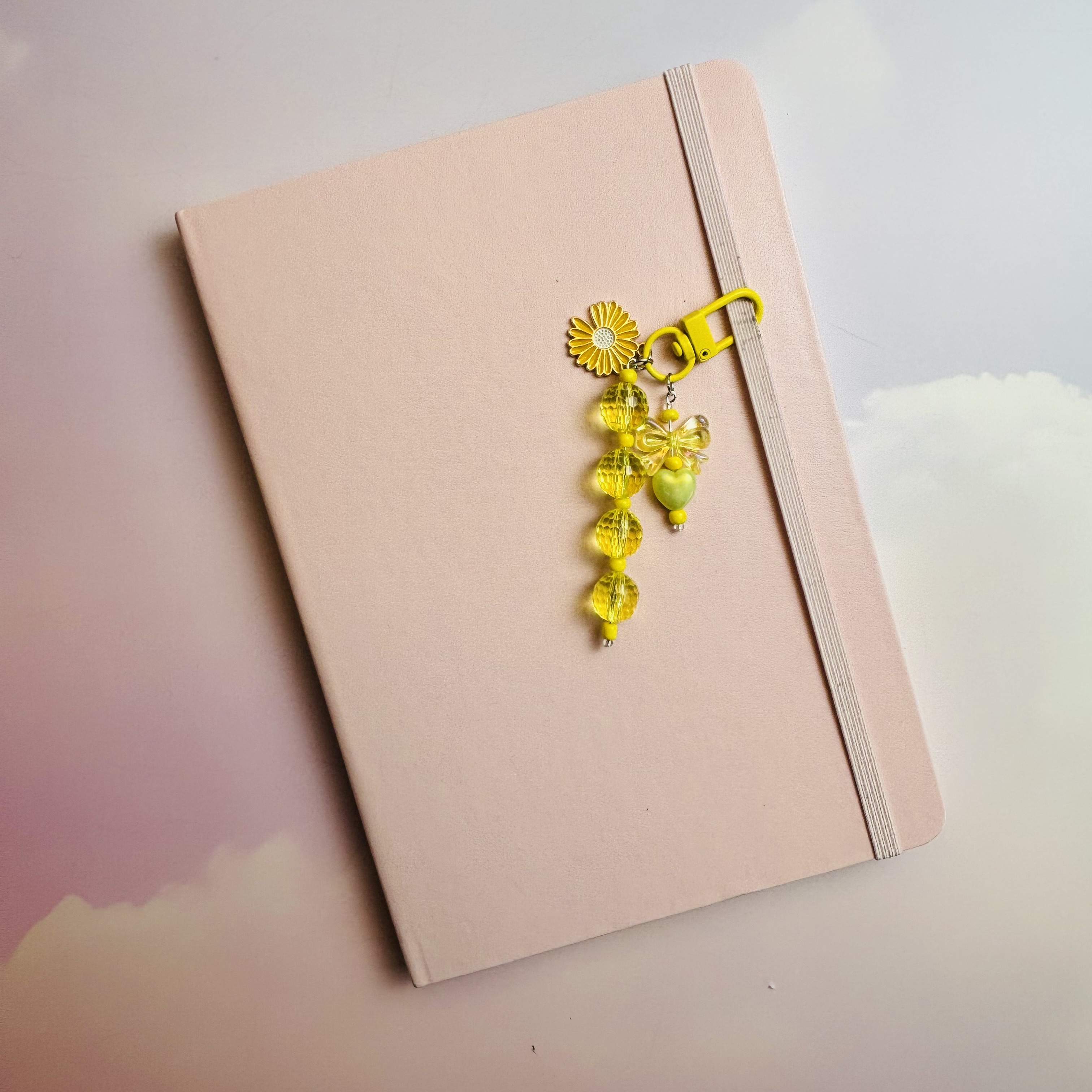 Yellow Daisy Journal Charm