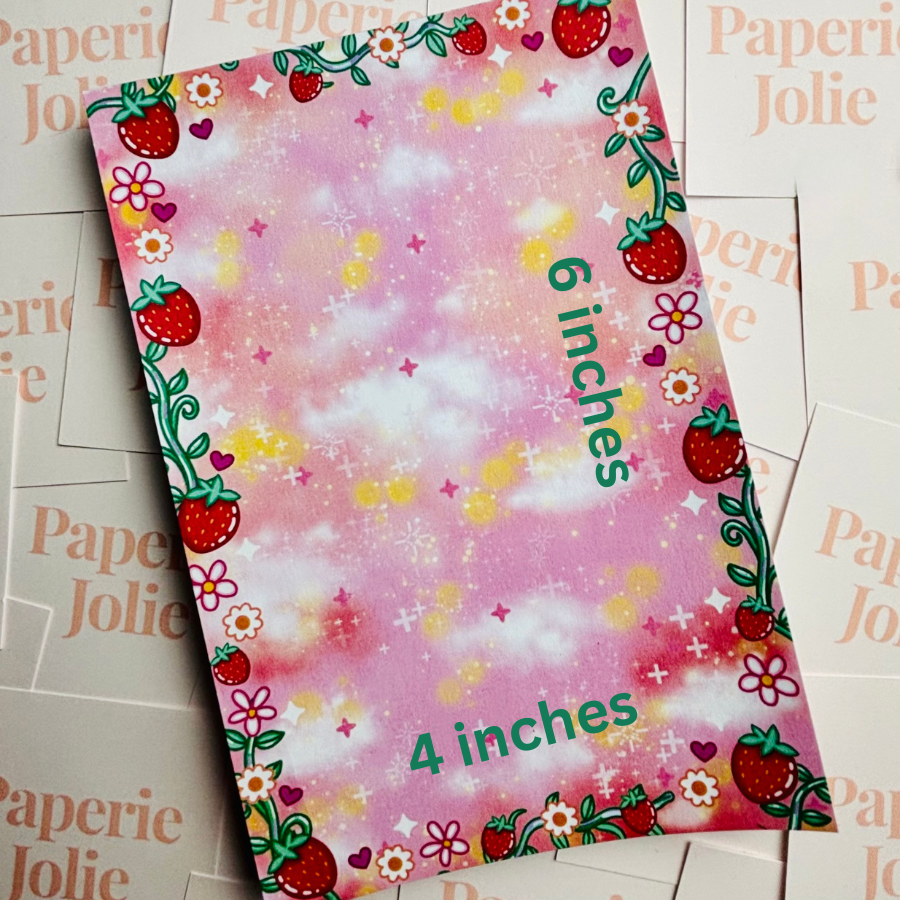 Strawberries Notepad
