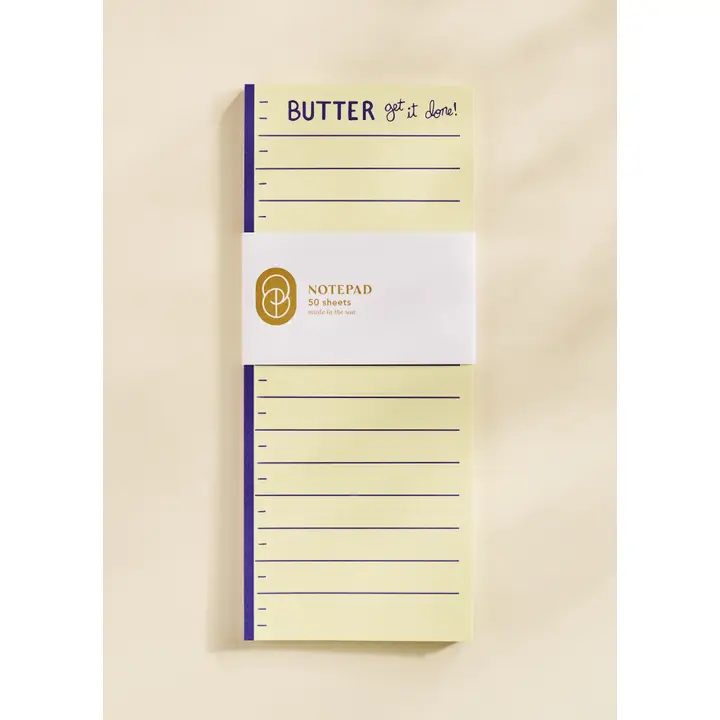Butter Get It Done Notepad