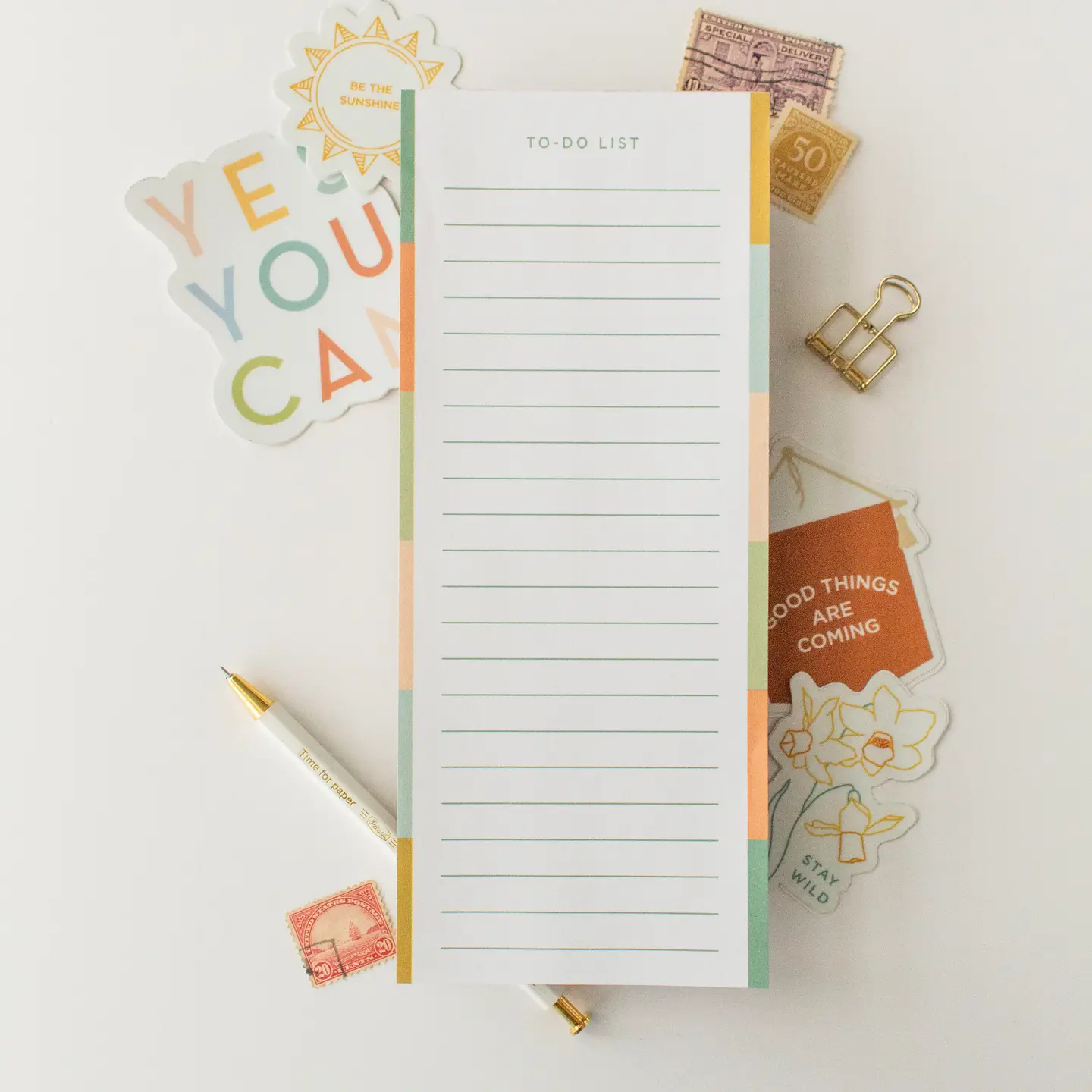 Colorblock To Do List Notepad