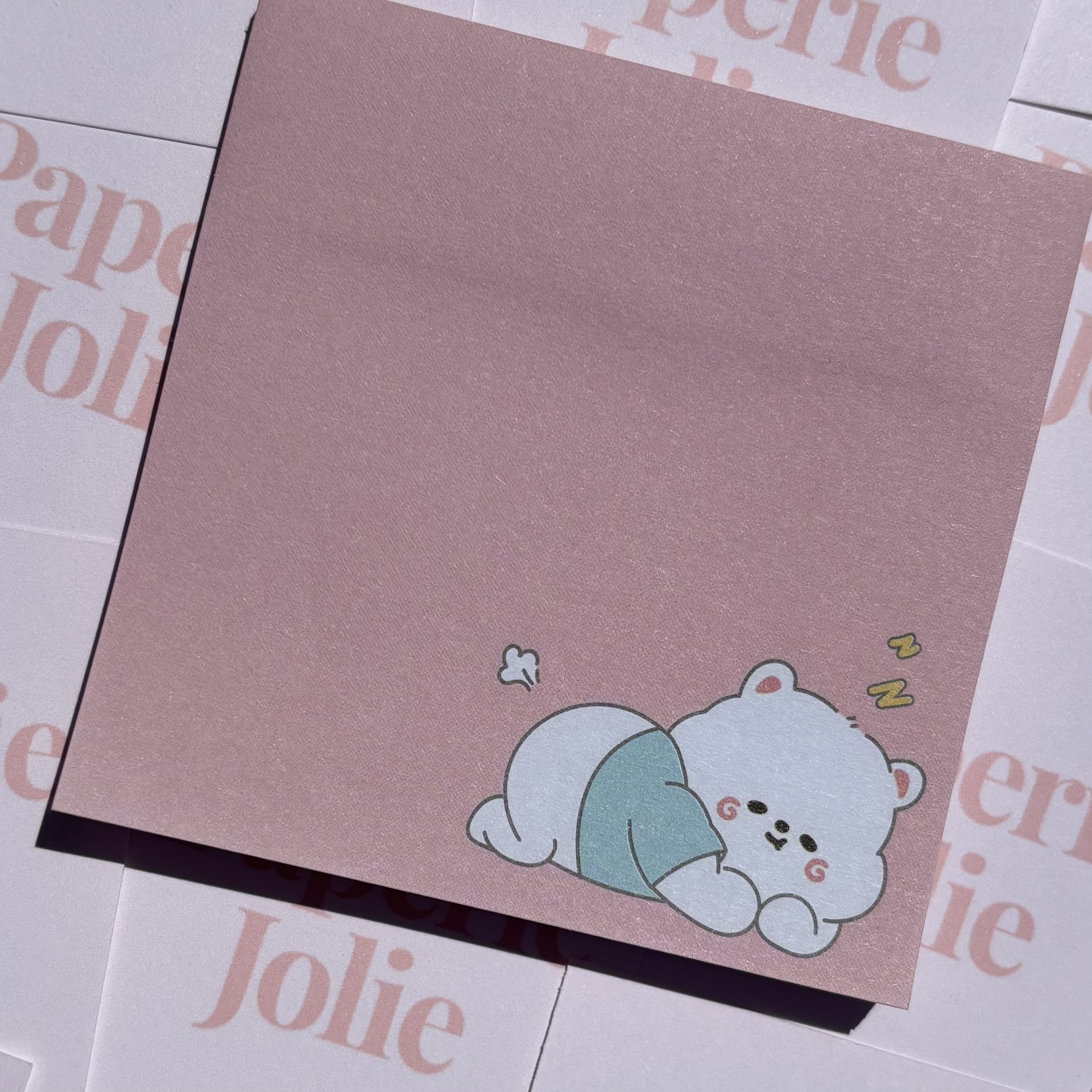 Kawaii Bear Sticky Note Set