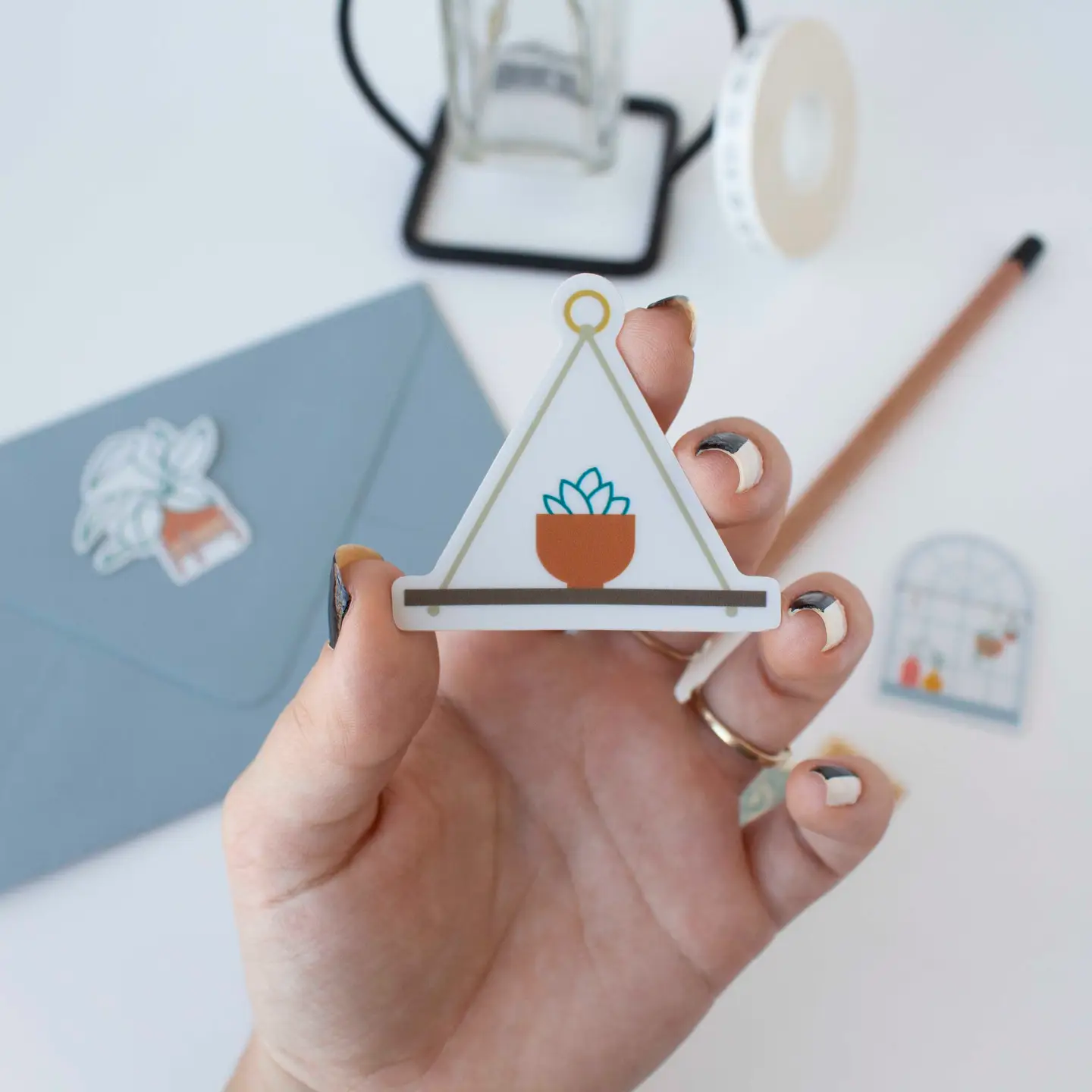 Hanging Succulent Sticker
