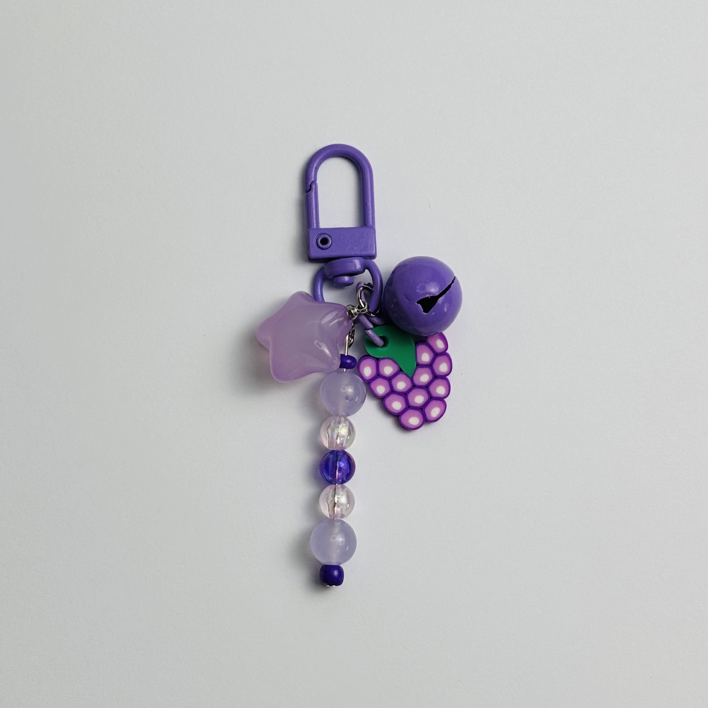 Grape Puffy Star Journal Charm