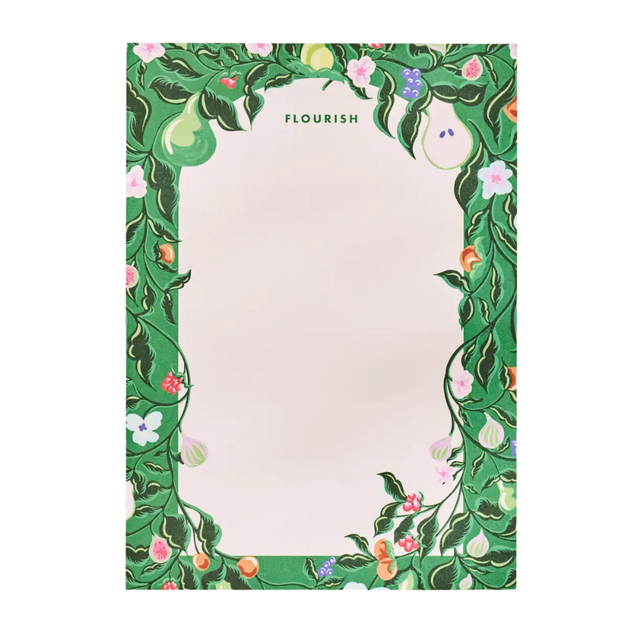 Flourish Blooming Fruits Notepad
