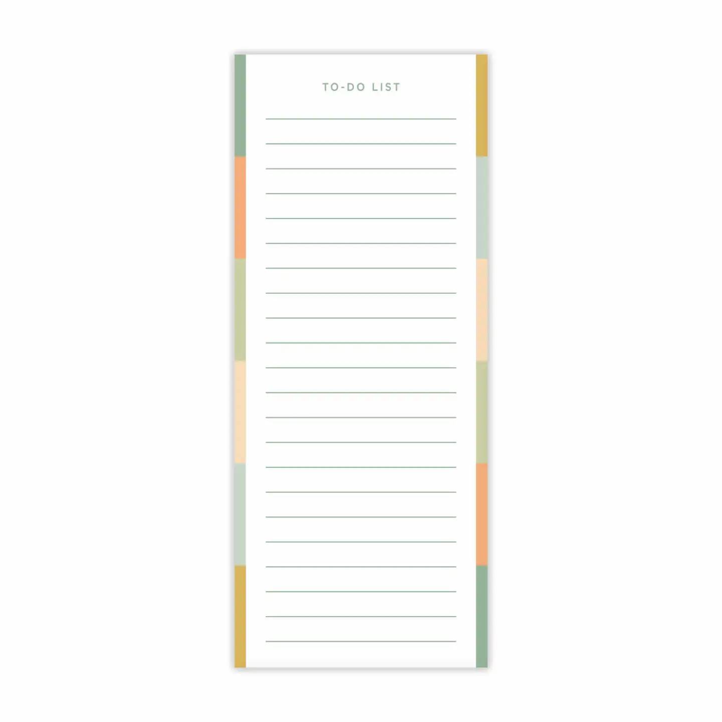 Colorblock To Do List Notepad