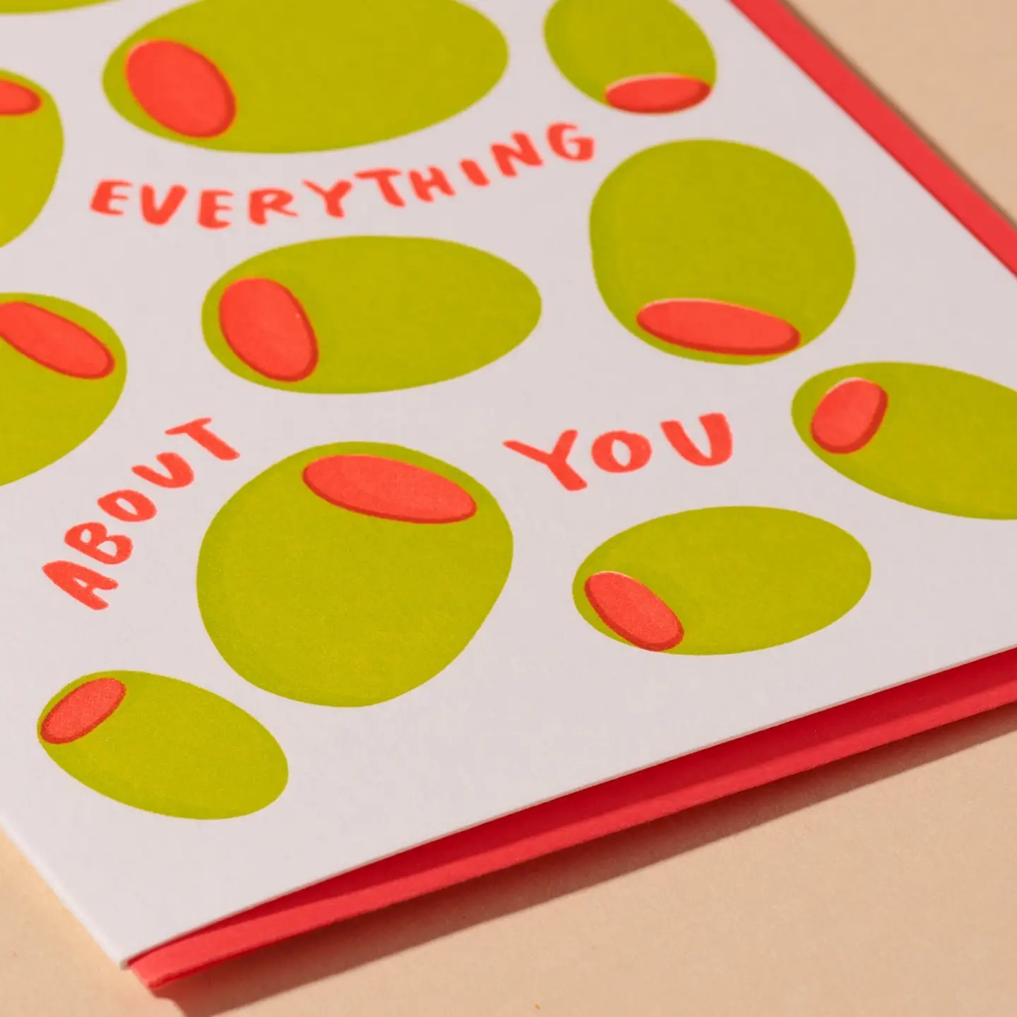 Olive You Greeting Card