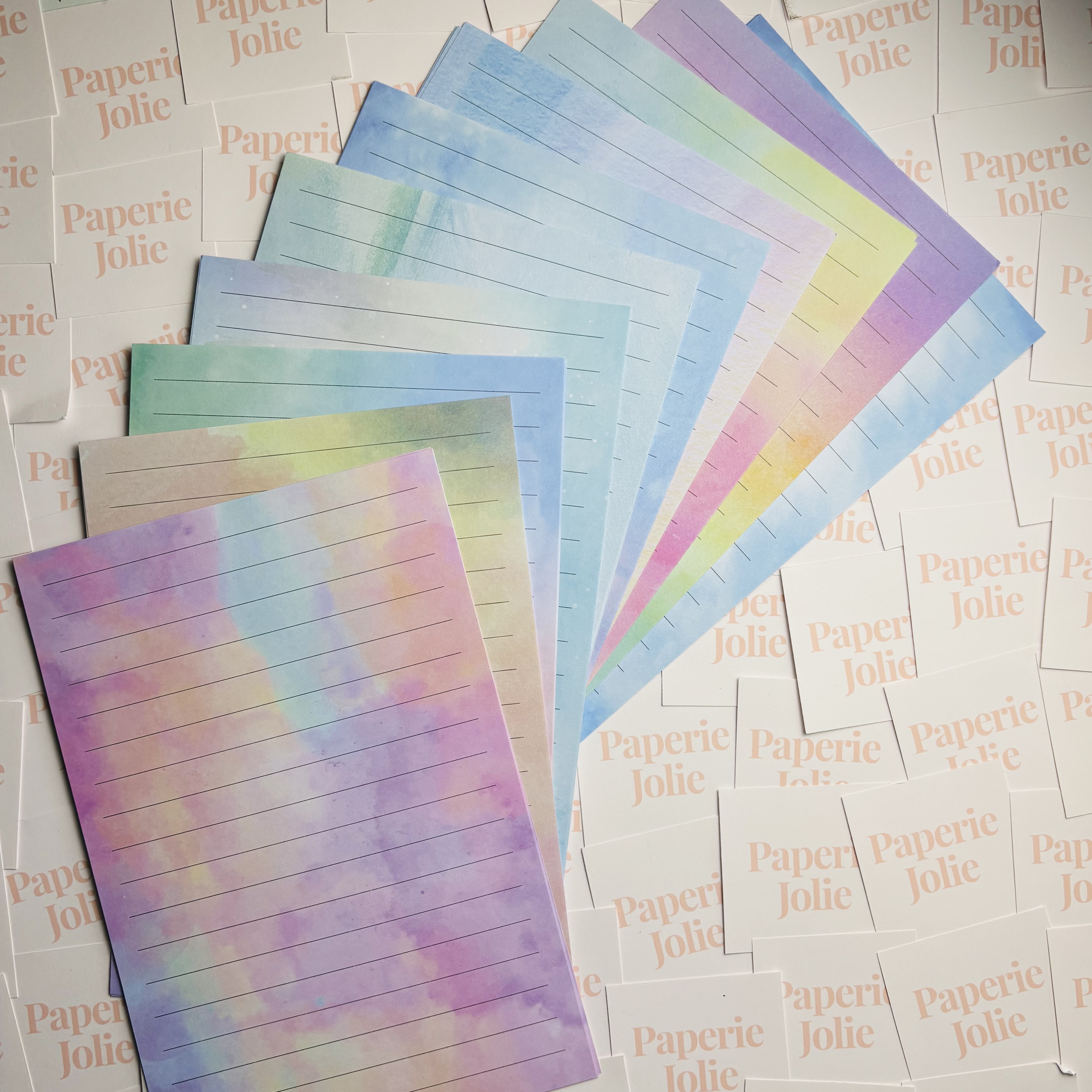 Watercolor Stationery Set