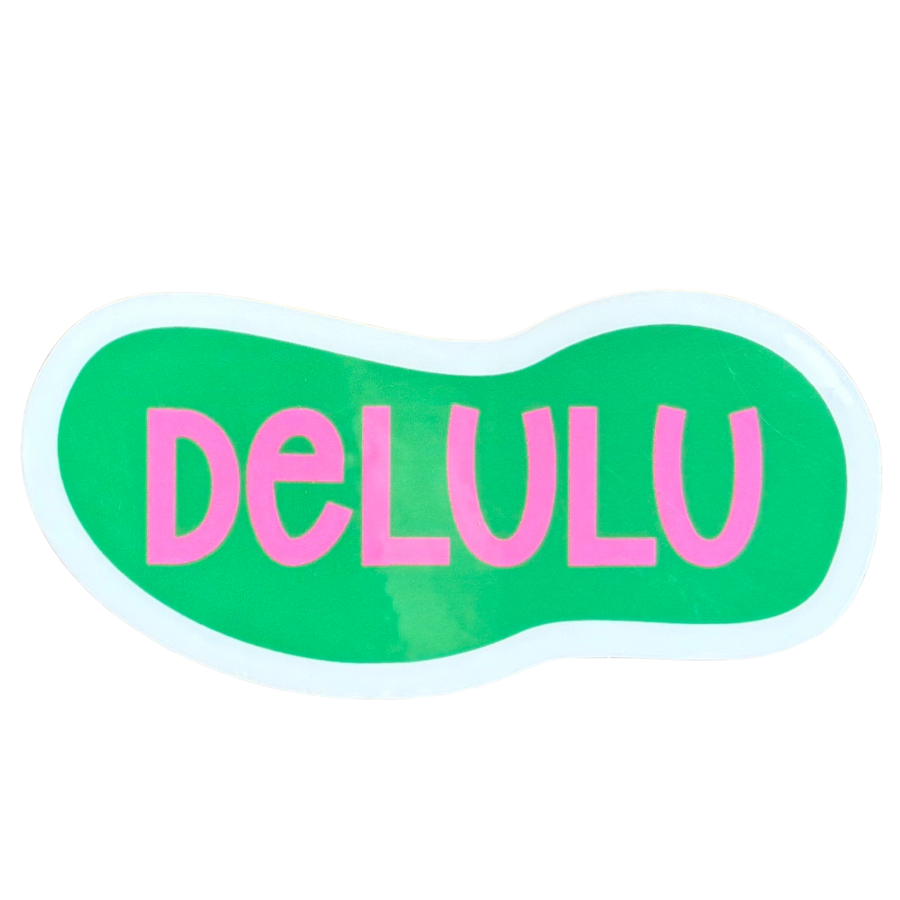 Delulu Sticker - Green