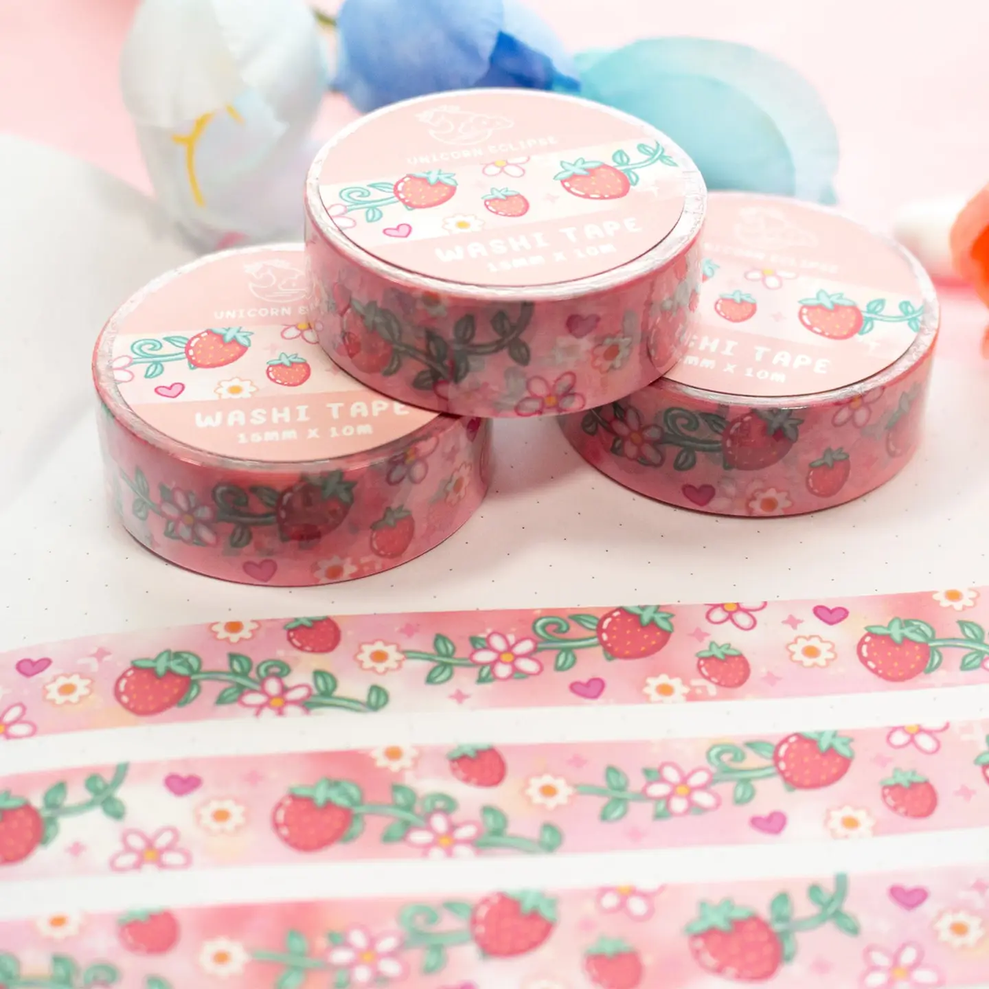 Strawberries Washi Tape