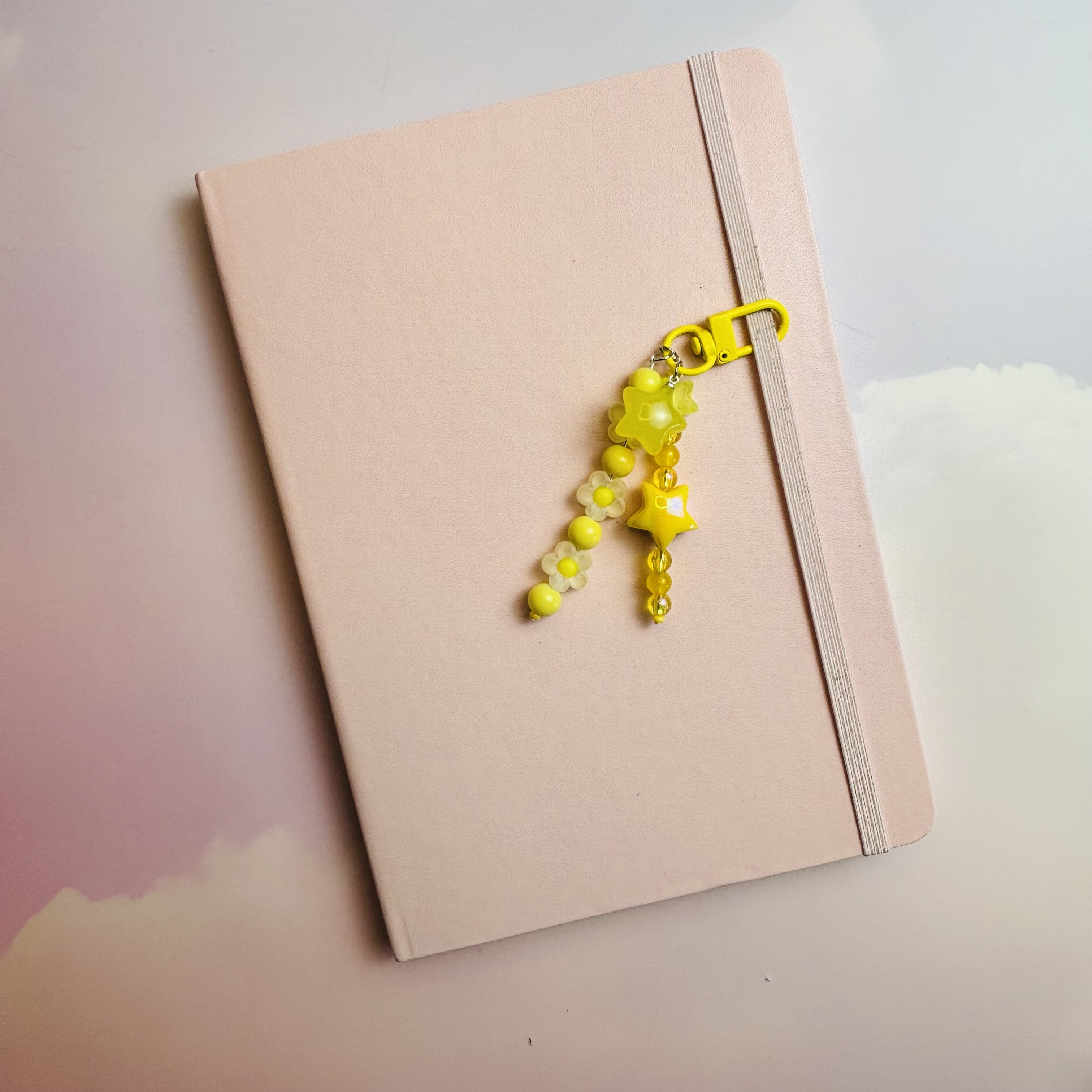 Yellow Daisy/Star Journal Charm