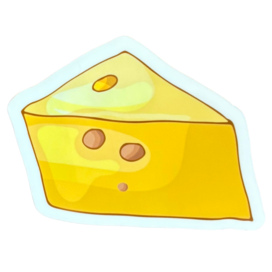 Cheese Wedge Sticker
