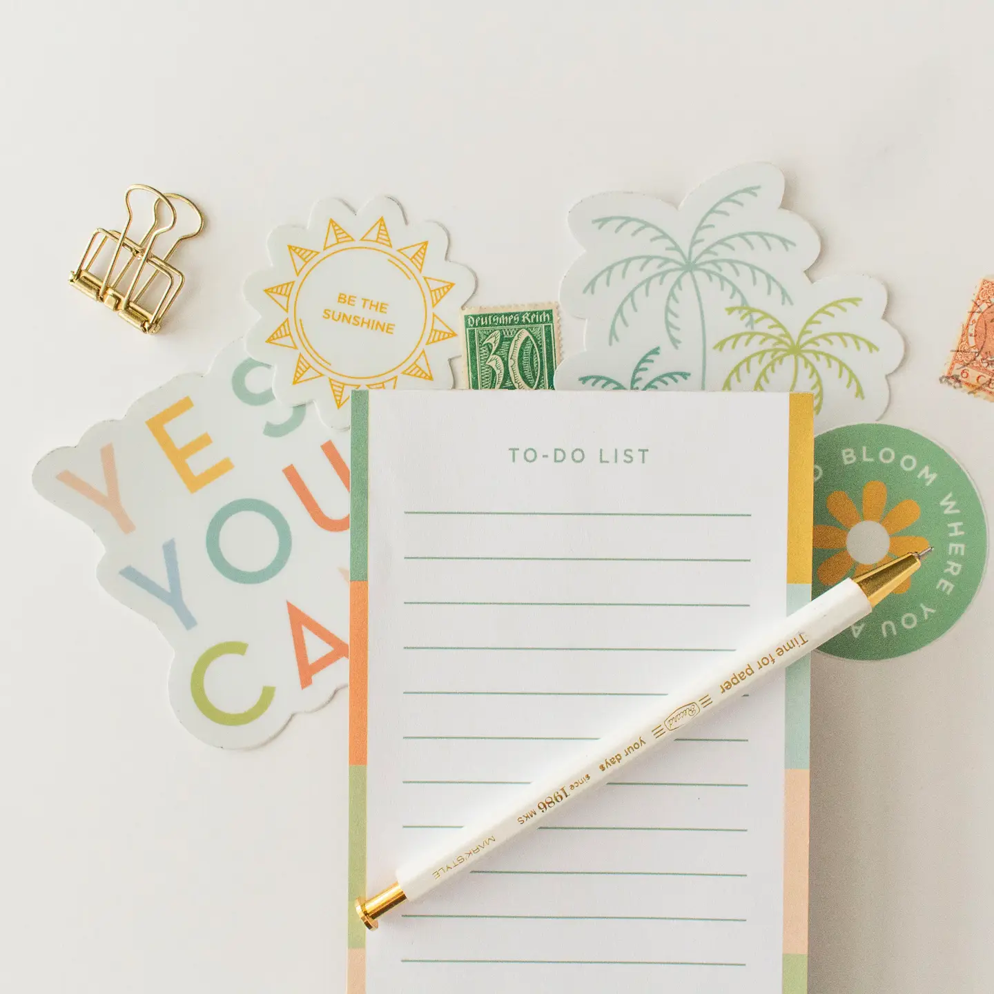 Colorblock To Do List Notepad