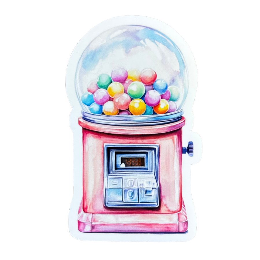 Gumball Machine Sticker