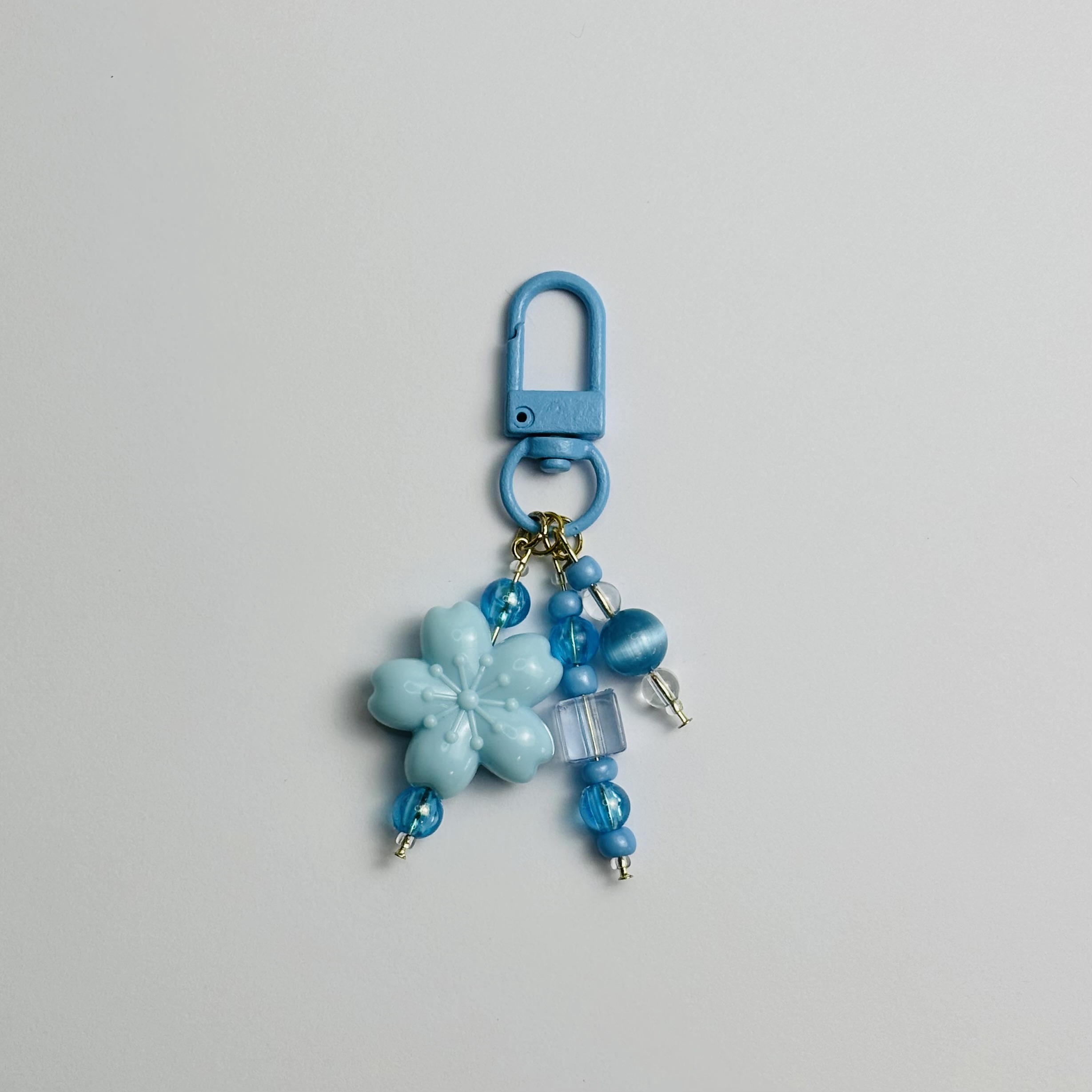 Blue Flower Journal Charm