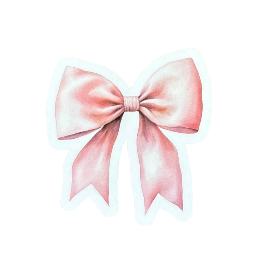 Light Pink Bow Sticker