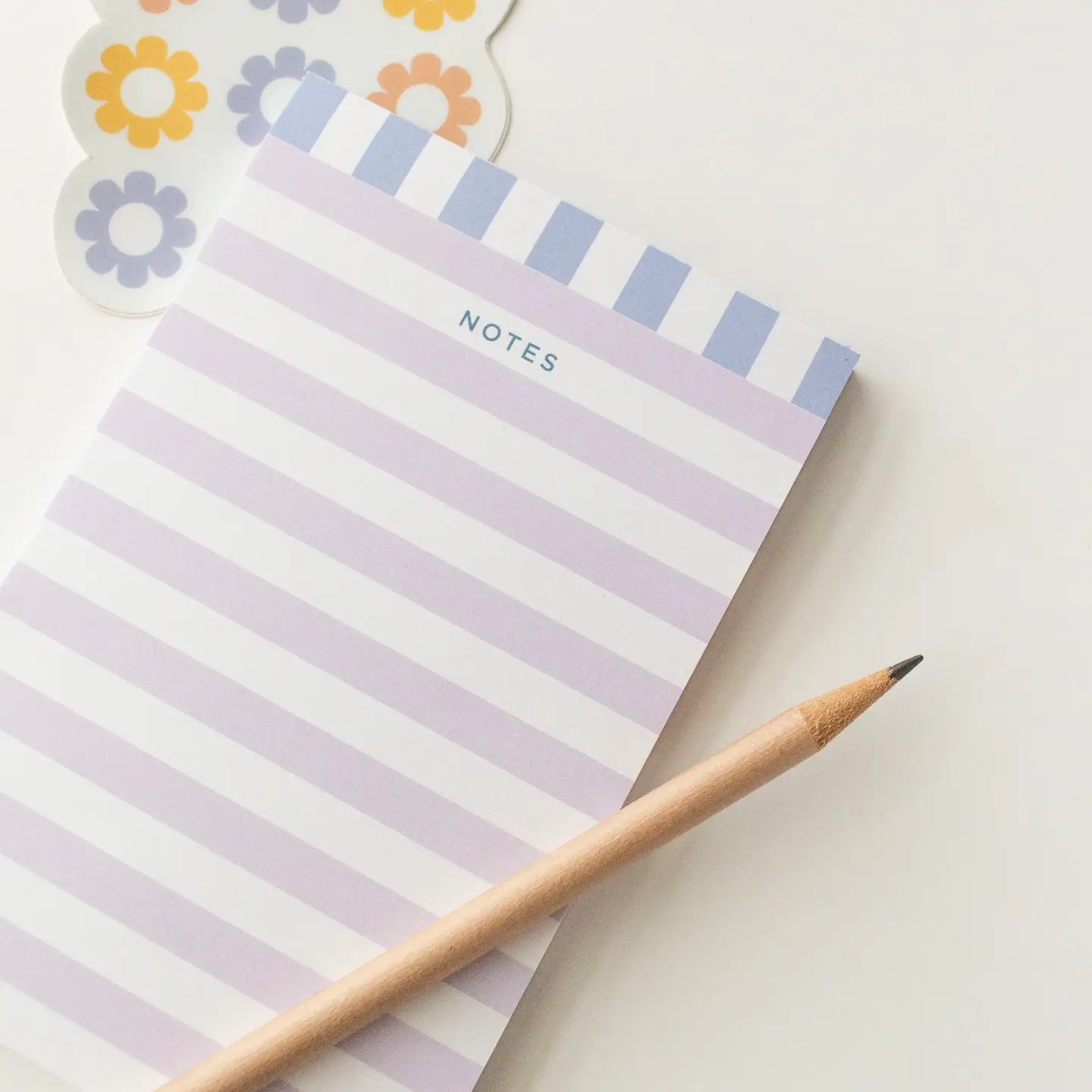 Purple Stripes Notepad